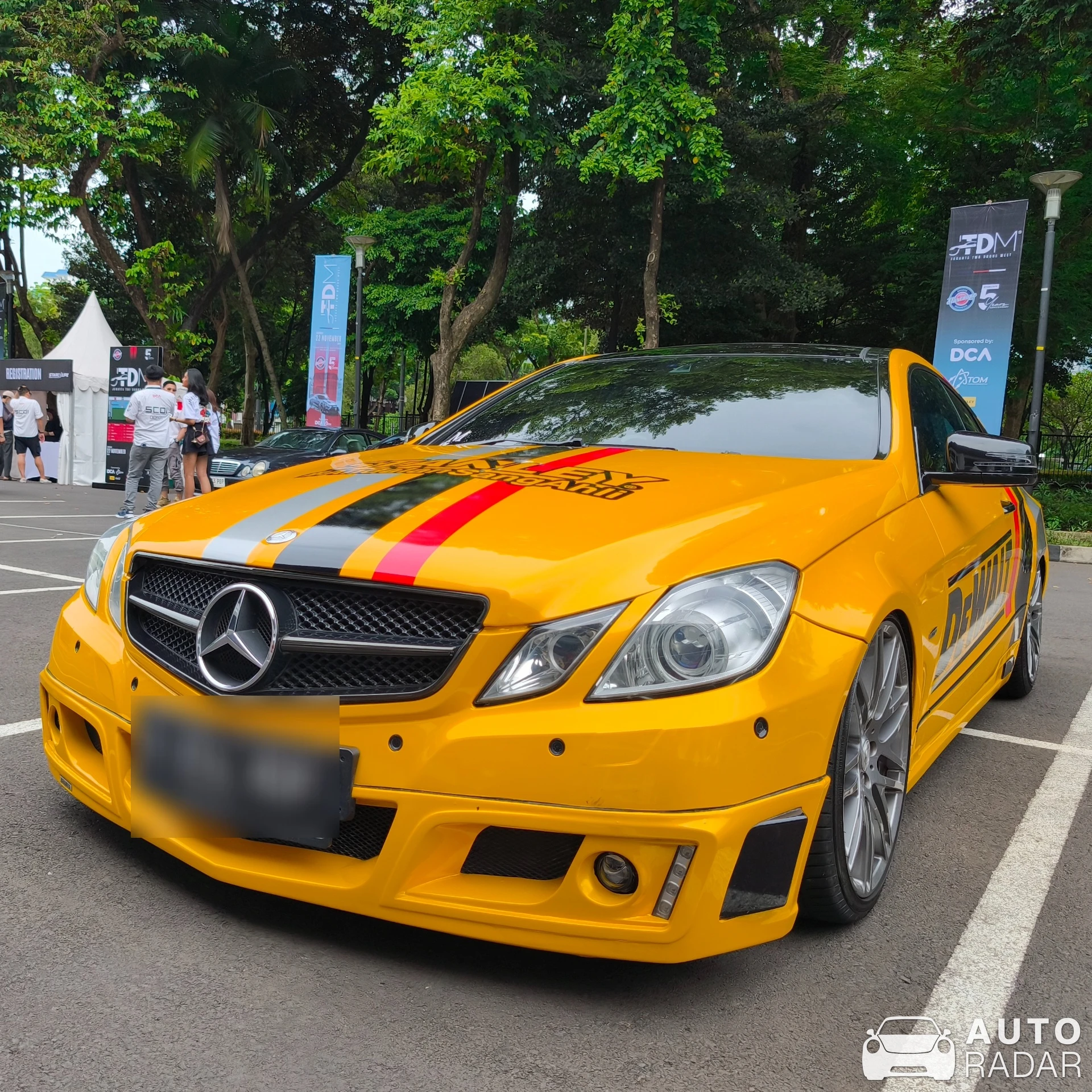 Mercedes-Benz Brabus E 500 Coupe spotted in Jakarta