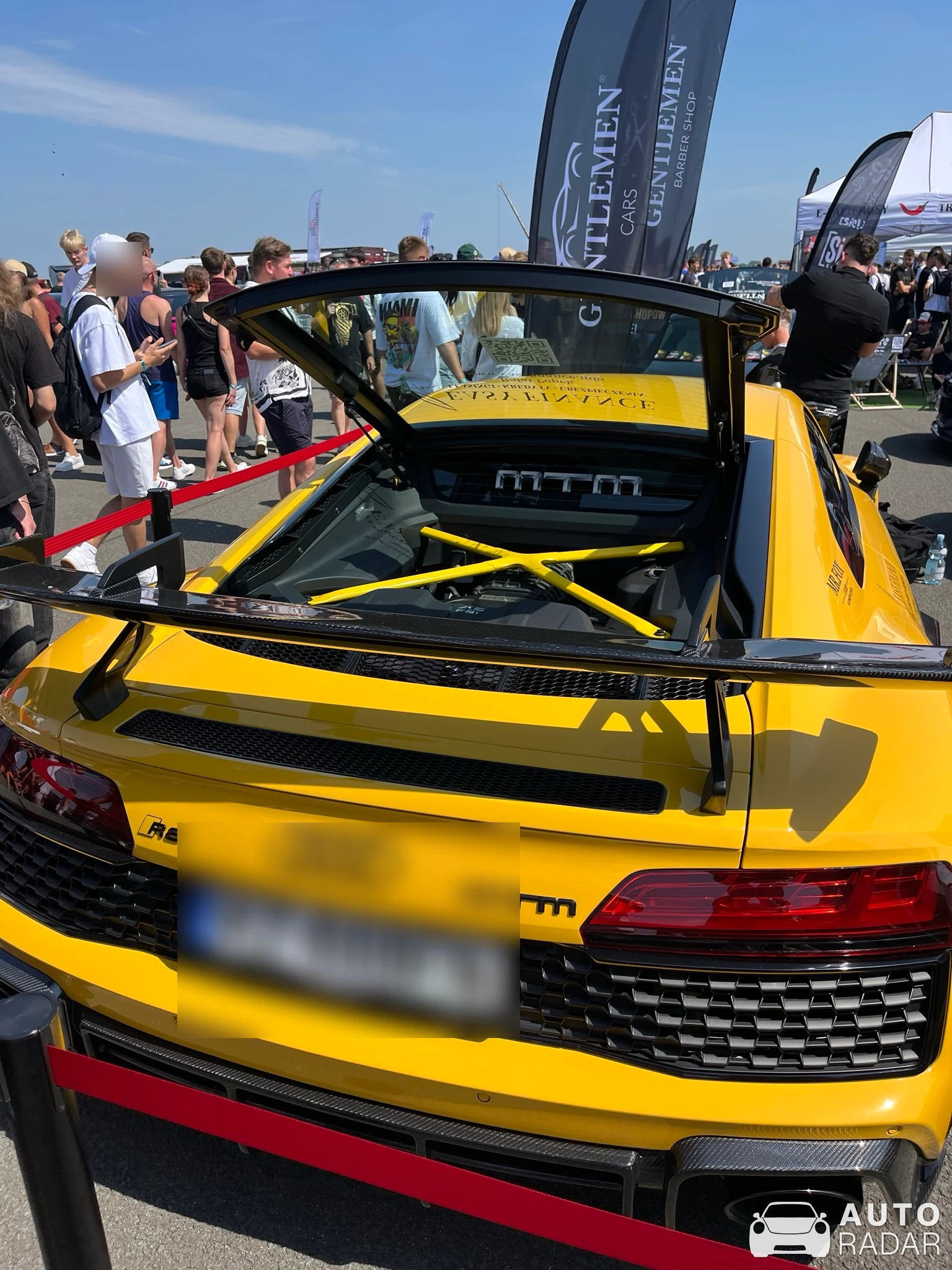 Audi MTM R8 V10 Spyder spotted in Krosno