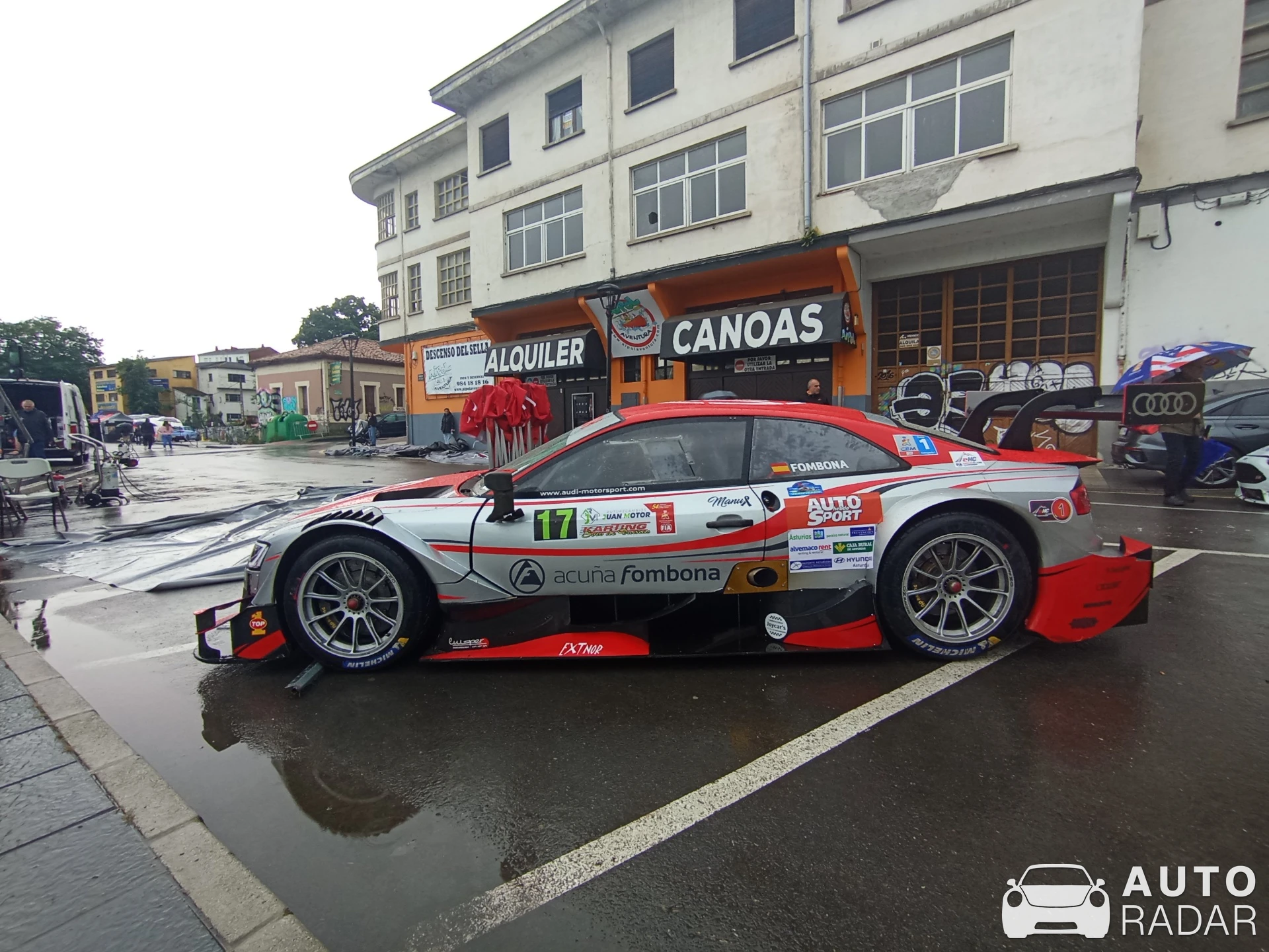 Audi RS5 DTM spotted in Cangas de Onís, Spain