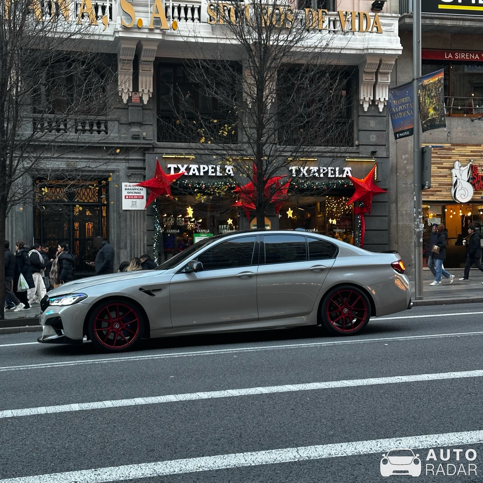 BMW M5 F90 Competition spotted in Madrid, España