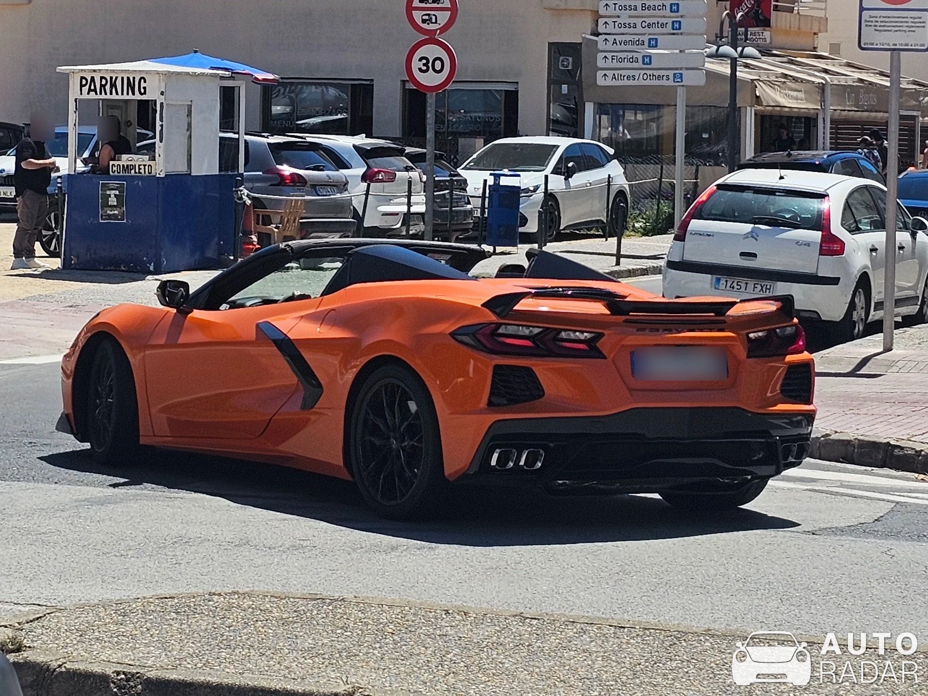 Chevrolet Corvette C8 Stingray spotted in S'Agaró