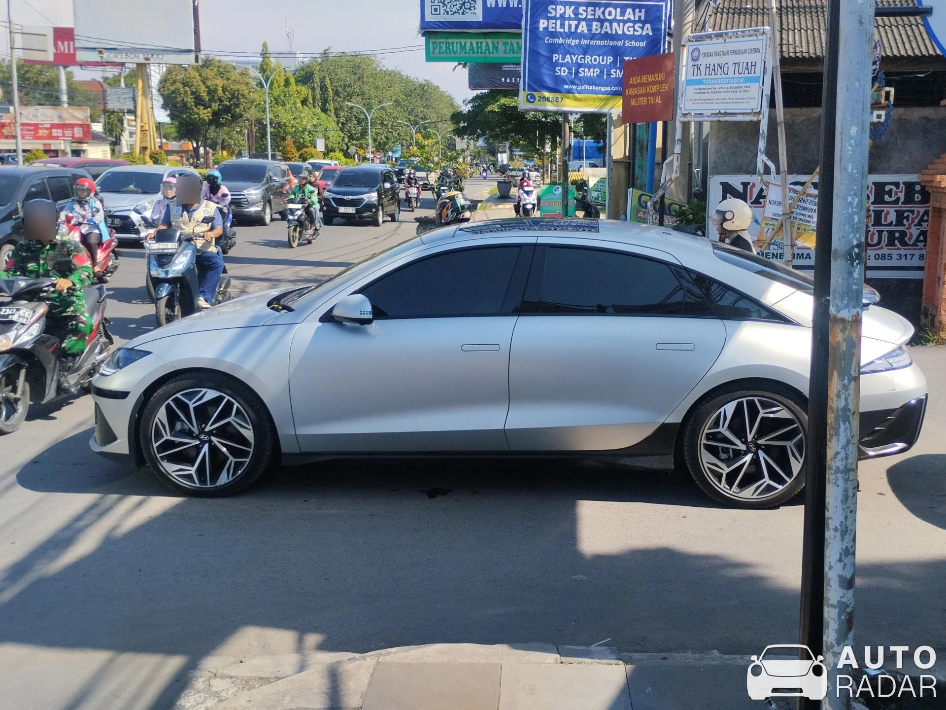 Hyundai Ioniq 6 spotted in Cirebon
