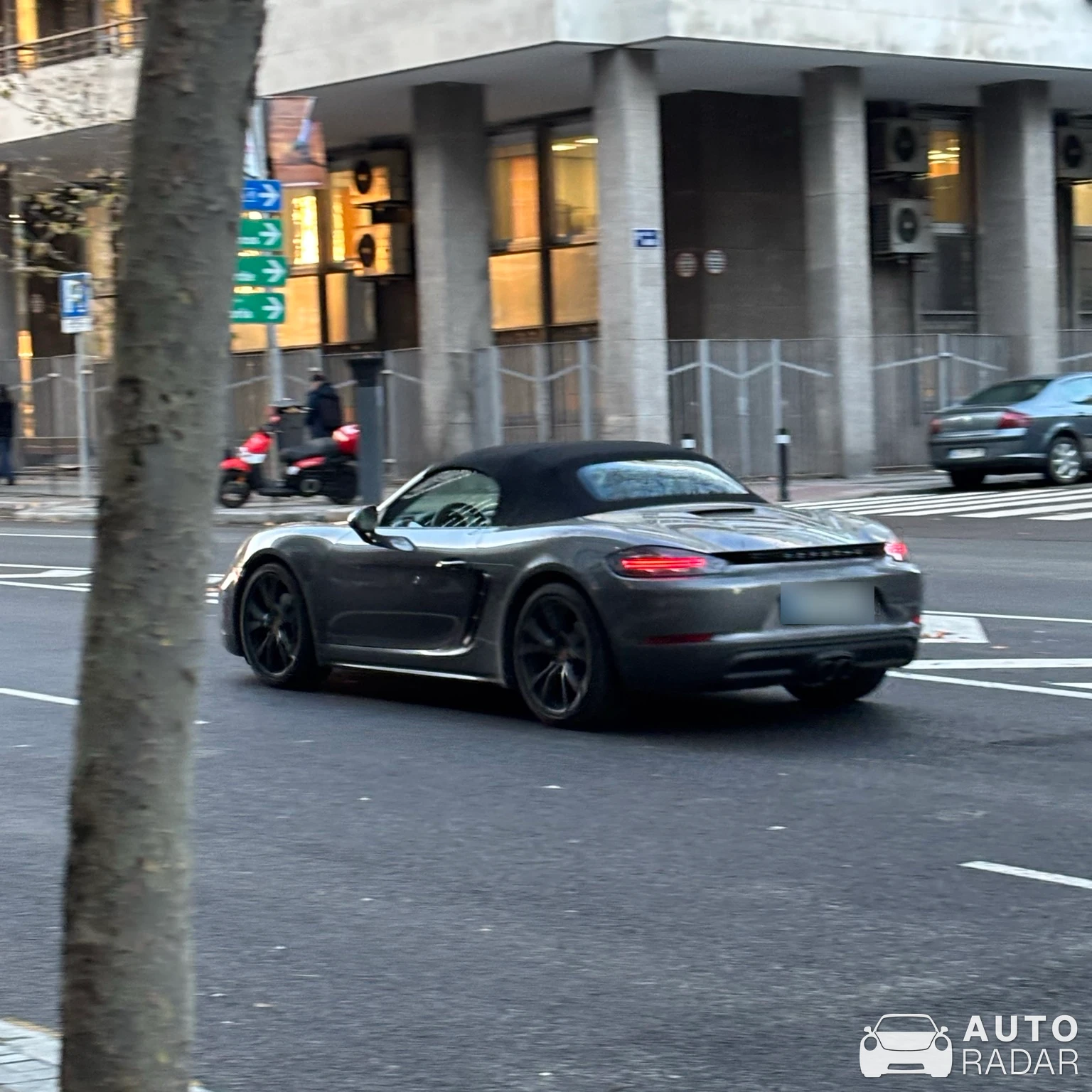 Porsche 718 Boxster S spotted in Madrid, España
