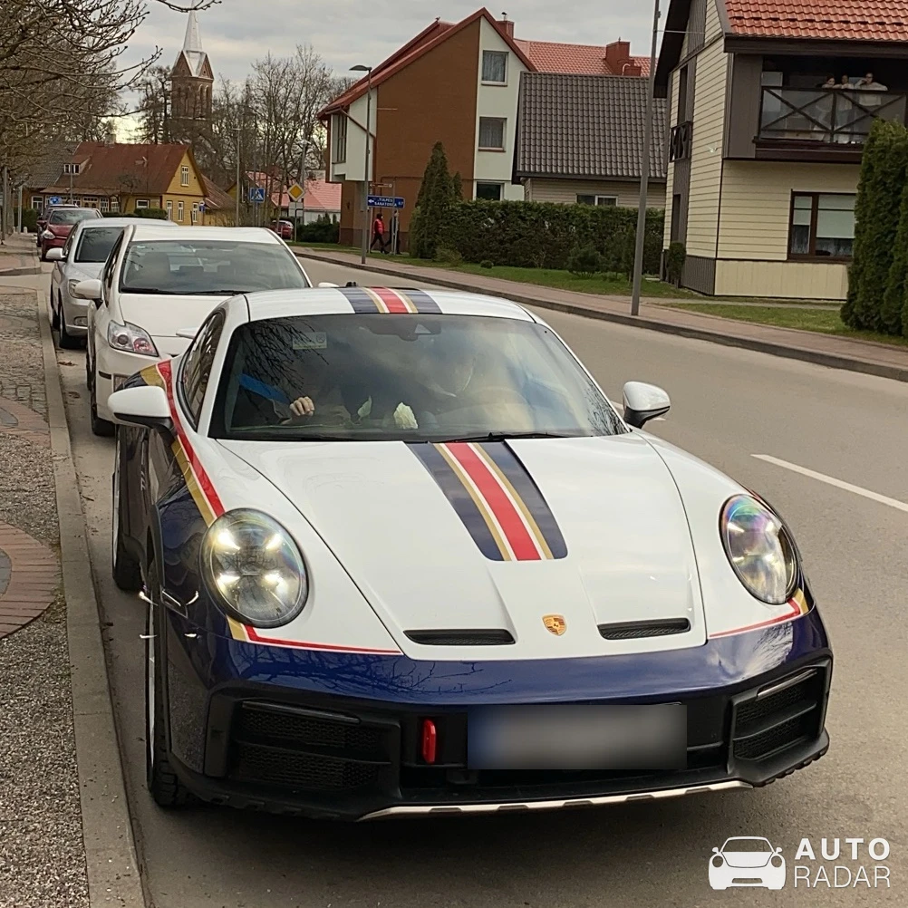 Porsche 992 Dakar spotted in Birštonas