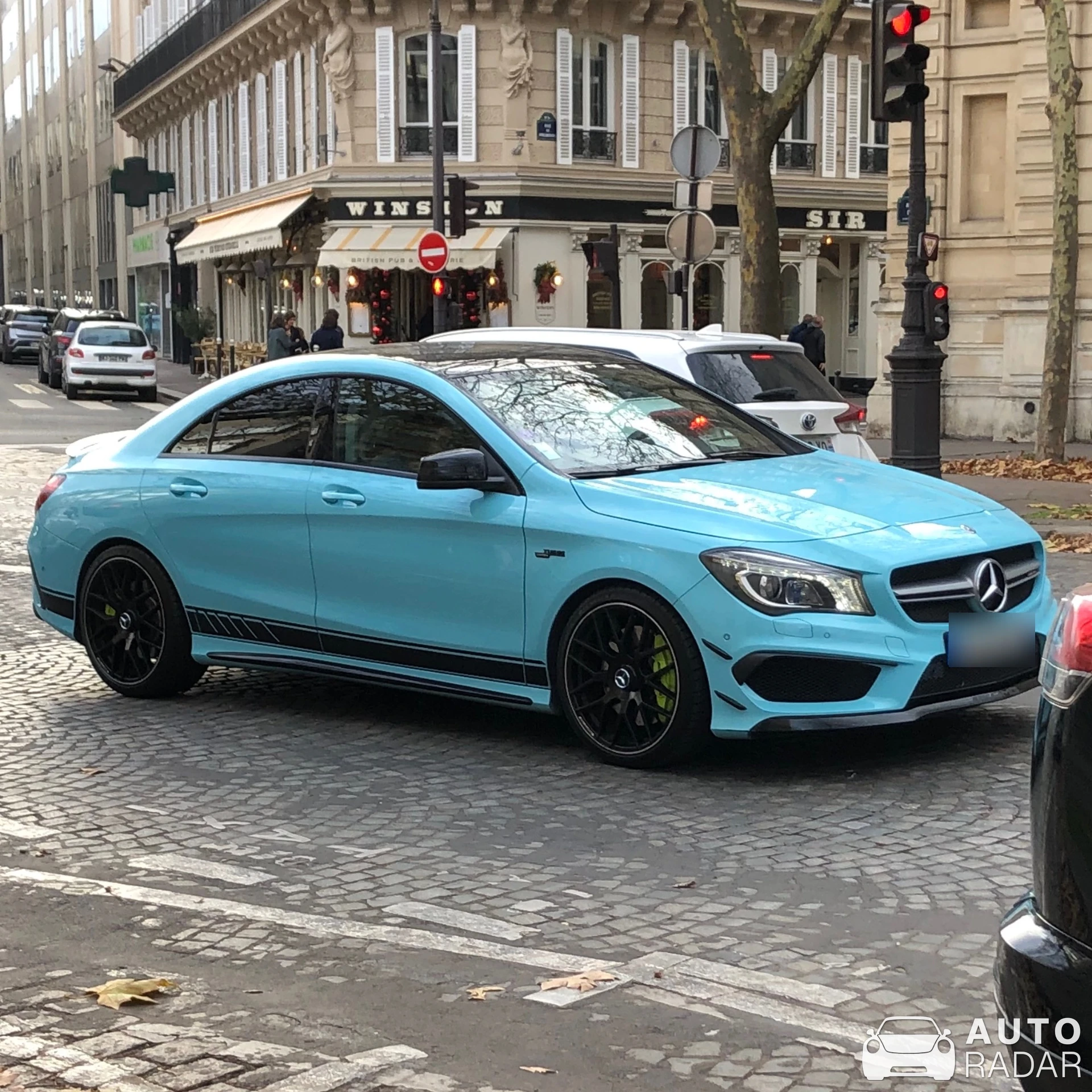 Mercedes-AMG CLA 45 C117 spotted in Paris, France