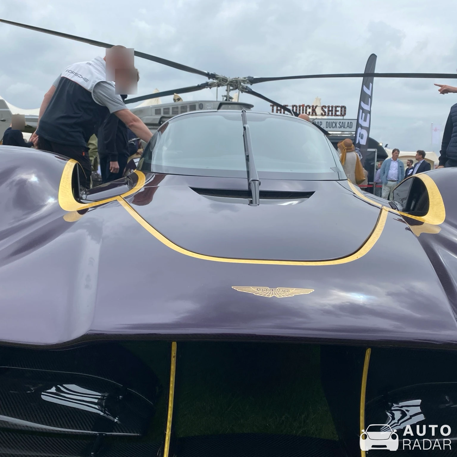Aston Martin Valkyrie Anemos spotted in Blenheim Palace Grounds