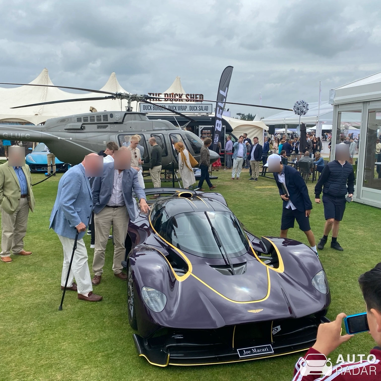Aston Martin Valkyrie Anemos spotted in Blenheim Palace Grounds, United Kingdom