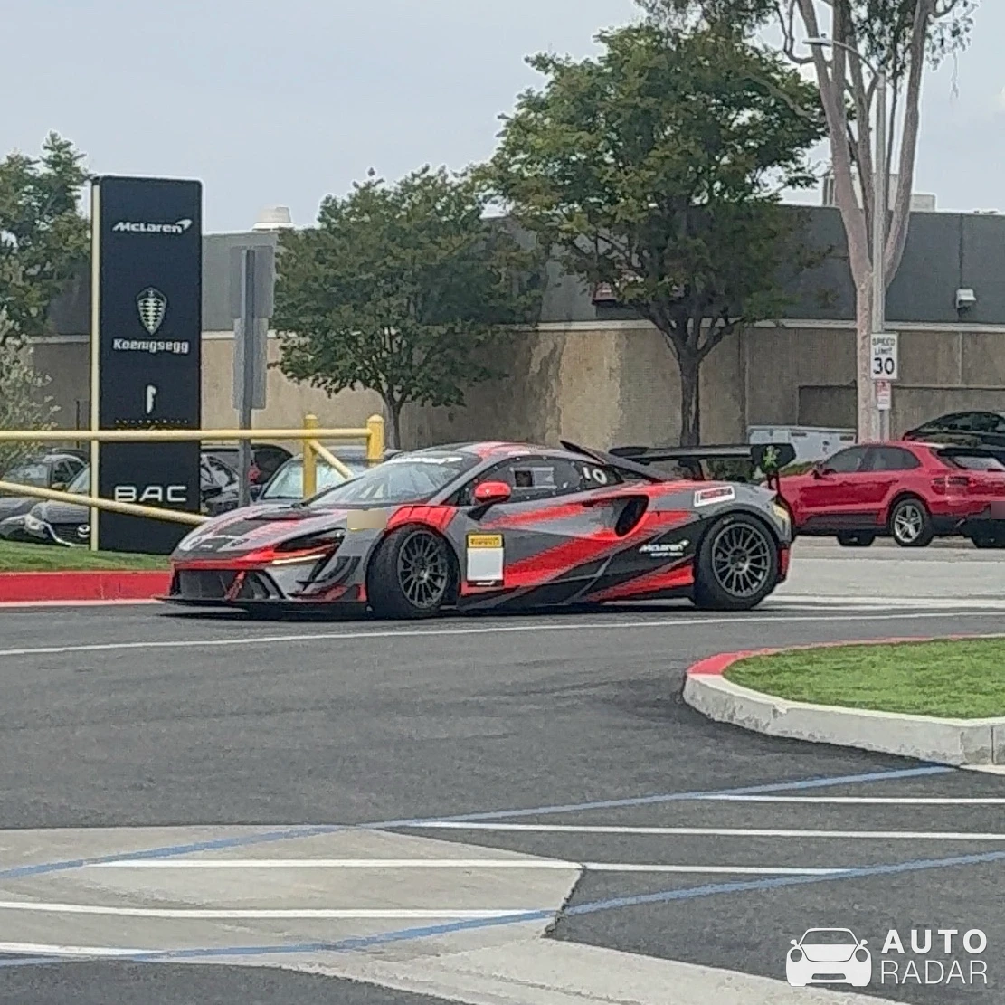 McLaren Artura GT4 spotted in Irvine