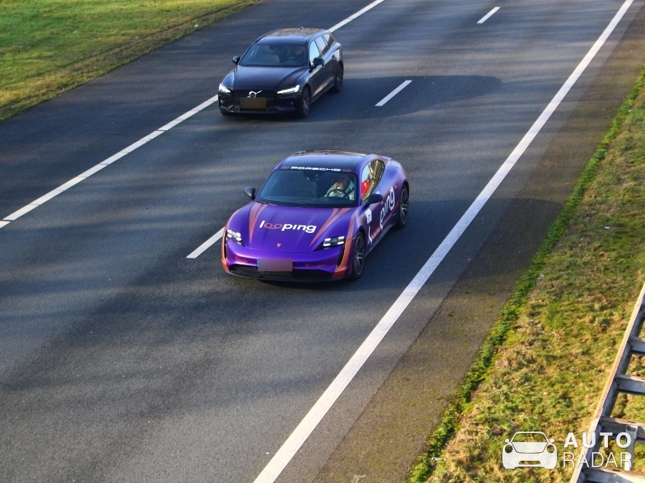 Porsche Taycan Turbo S spotted in Enschede, Netherlands