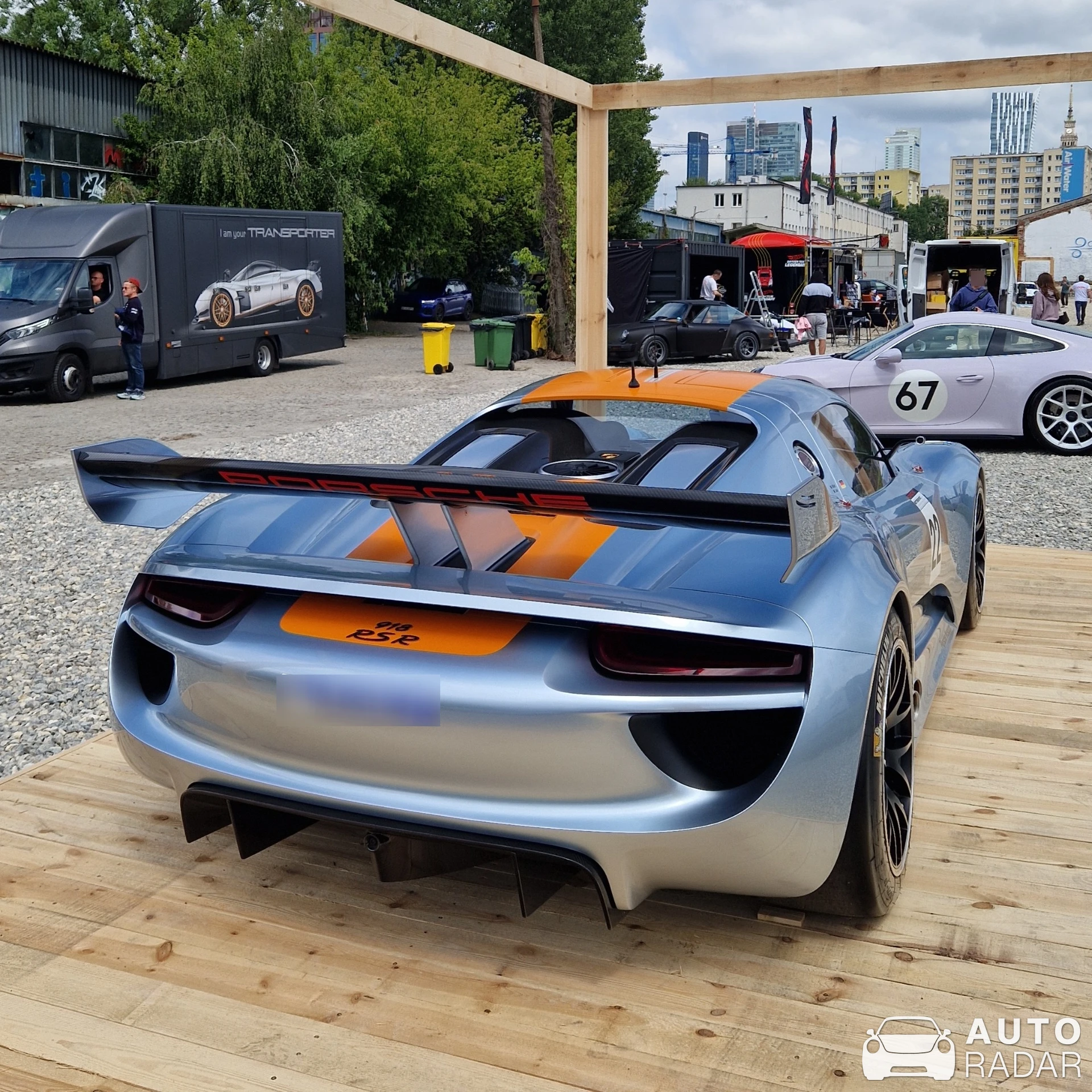 Porsche 918 RSR spotted in Warszawa