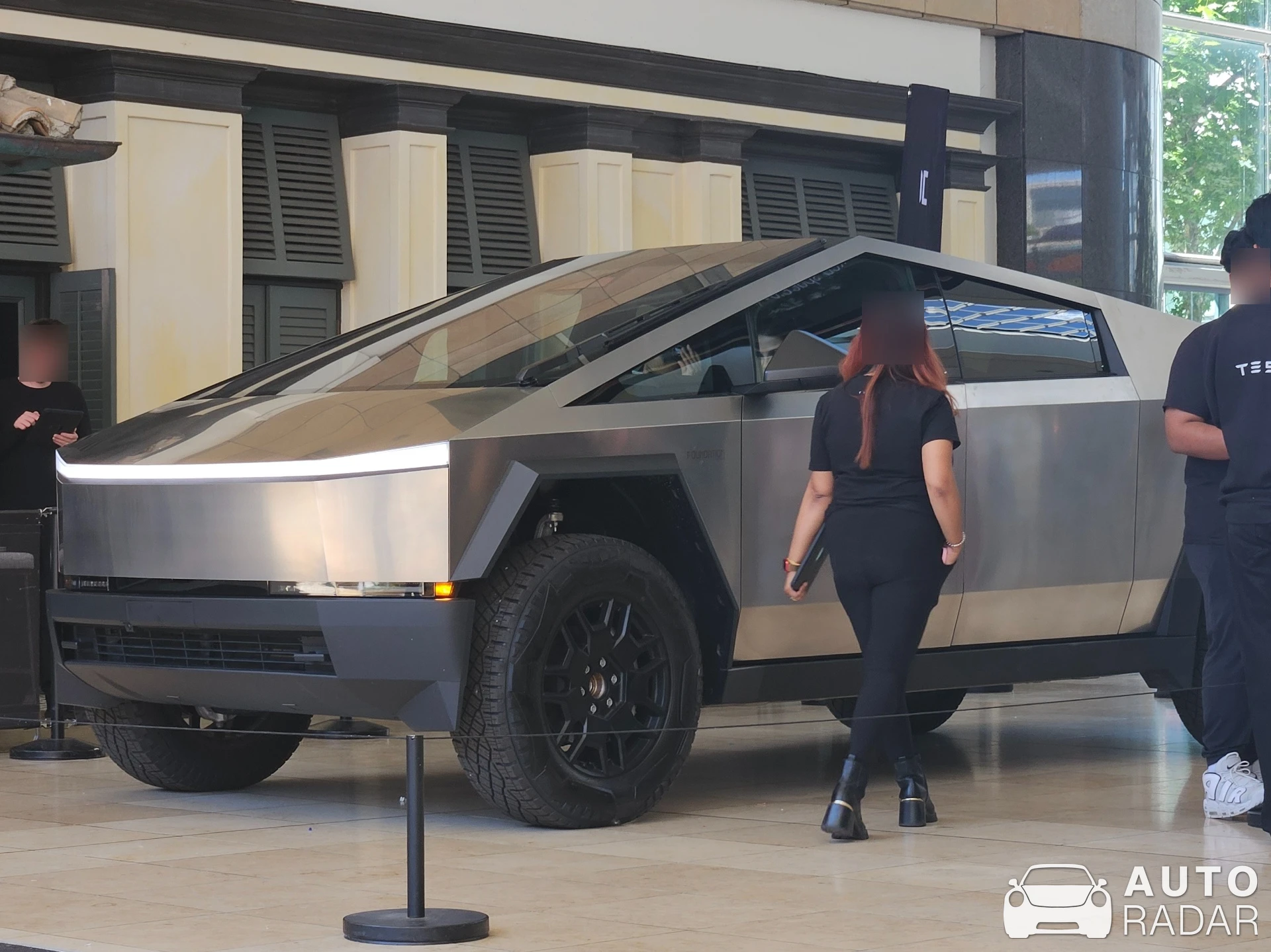Tesla Cybertruck Foundation Series spotted in Milton Keynes