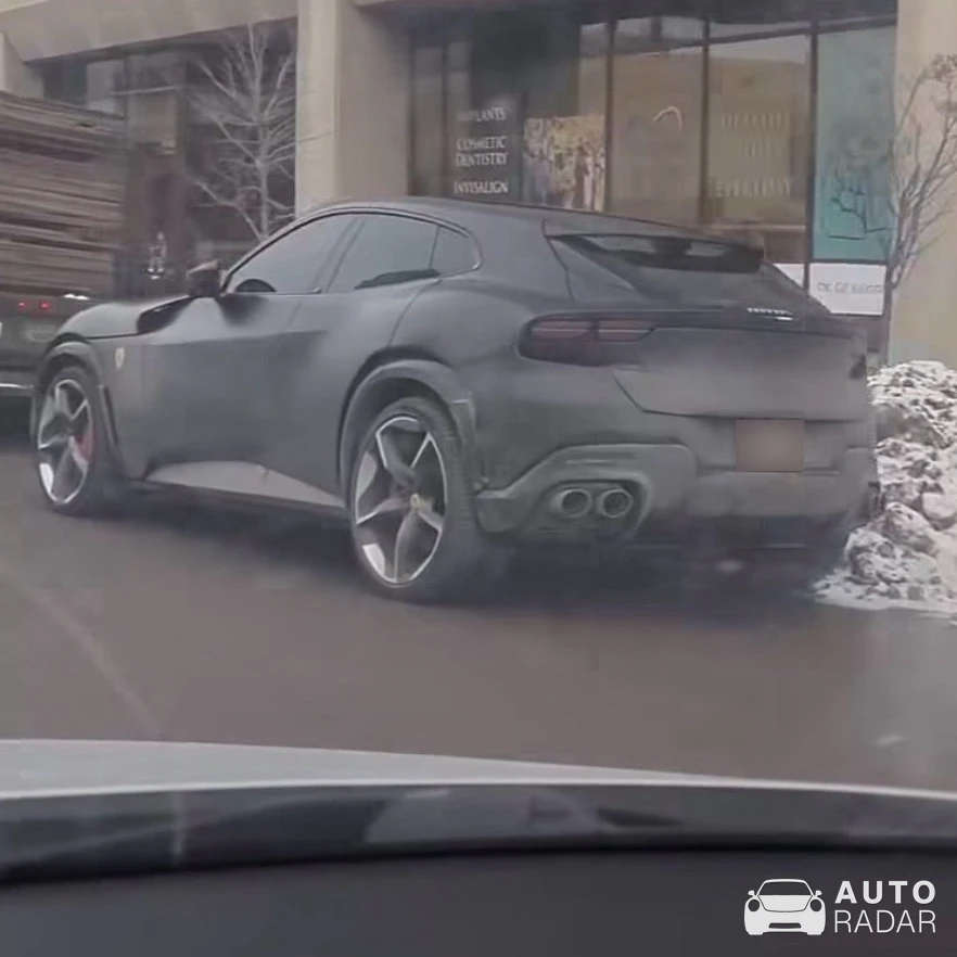 Ferrari Purosangue spotted in Calgary, Canada
