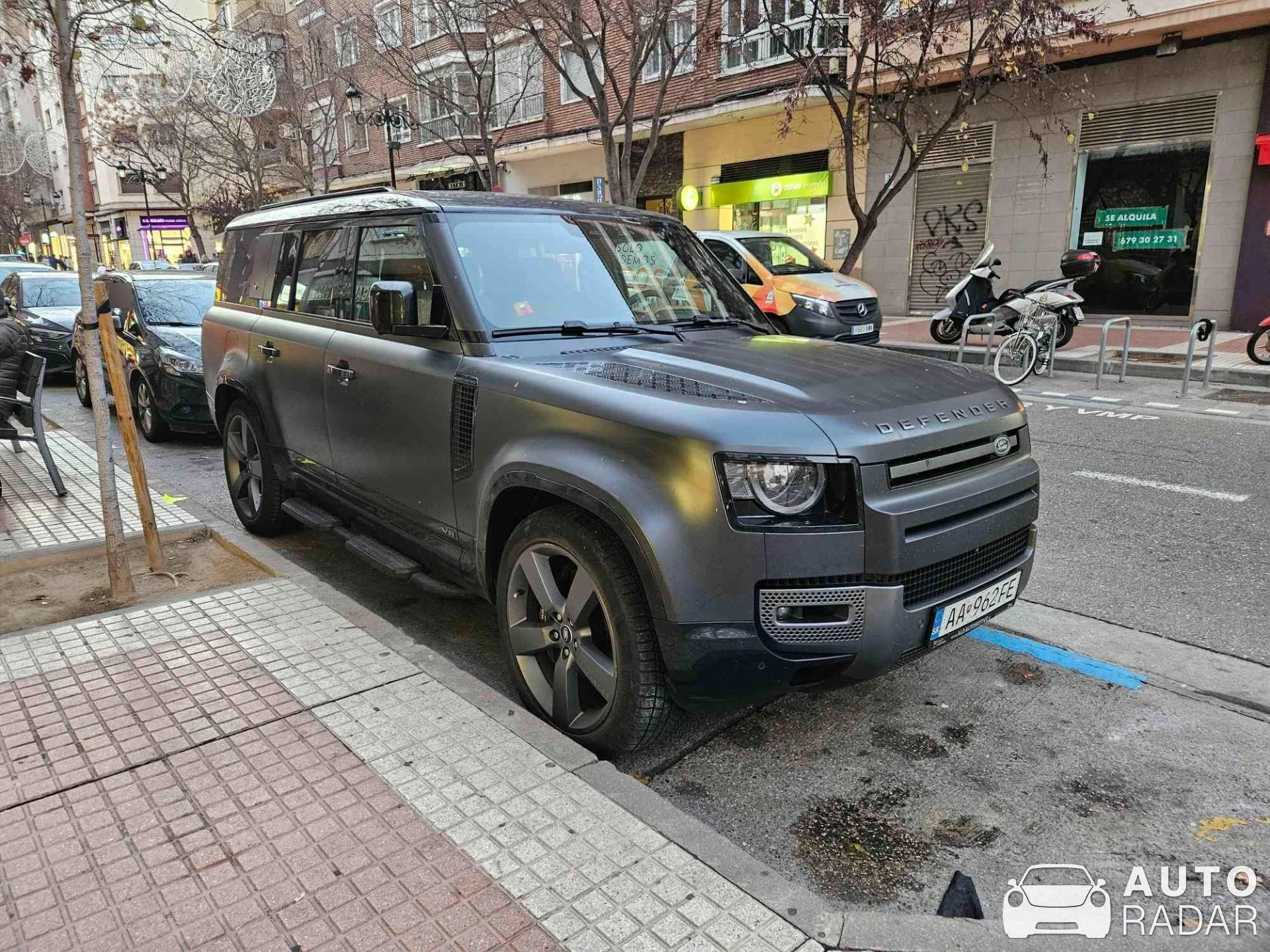 Land Rover Defender 130 spotted in Zaragoza, España