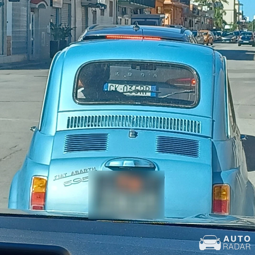 Abarth 595 spotted in Bitetto, Italy
