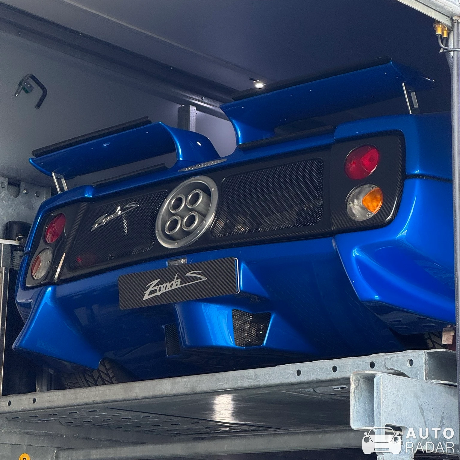 Pagani Zonda C12-S spotted in Sankt Moritz