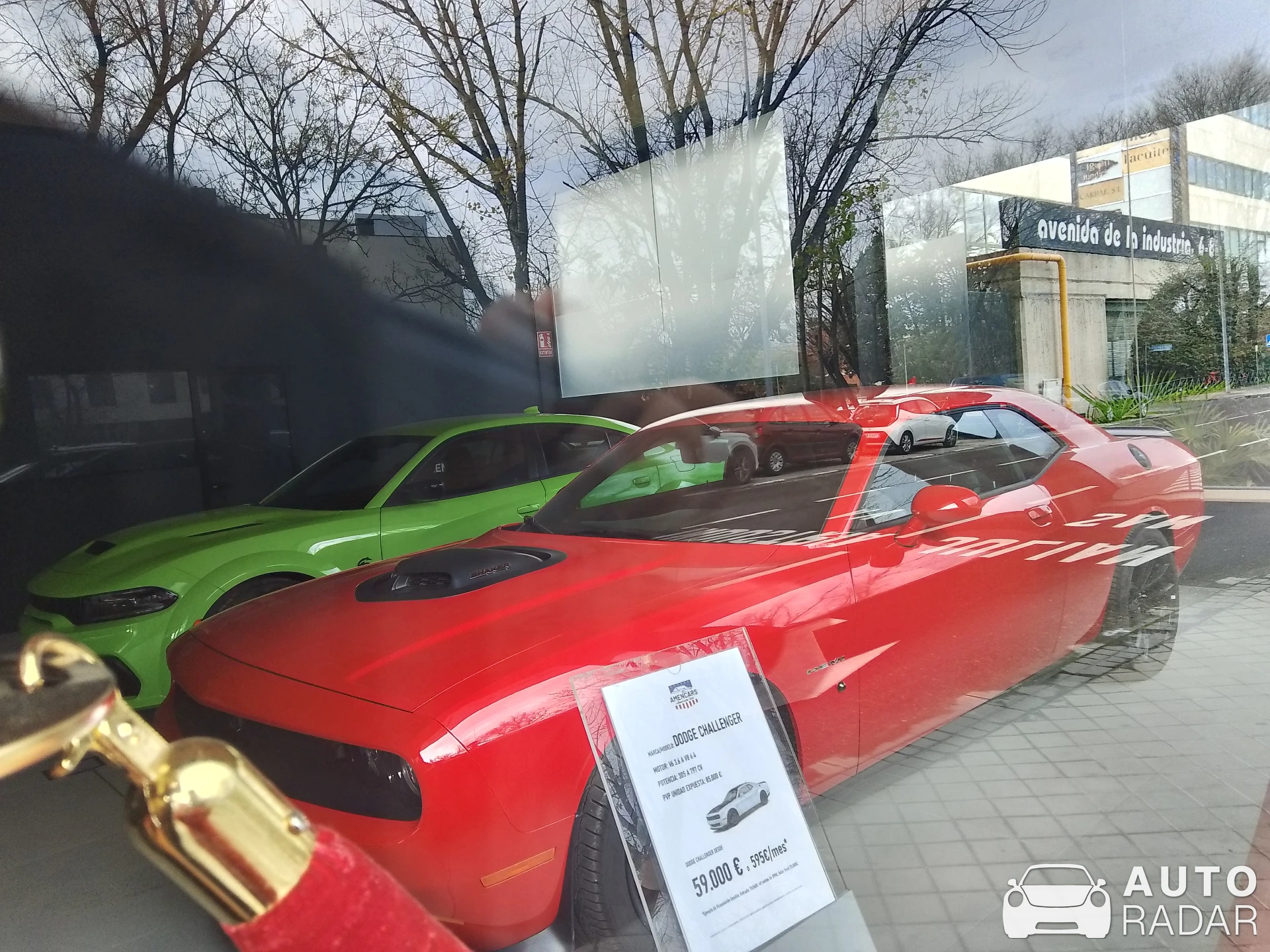 Dodge Challenger SRT Hellcat spotted in Madrid, Spain