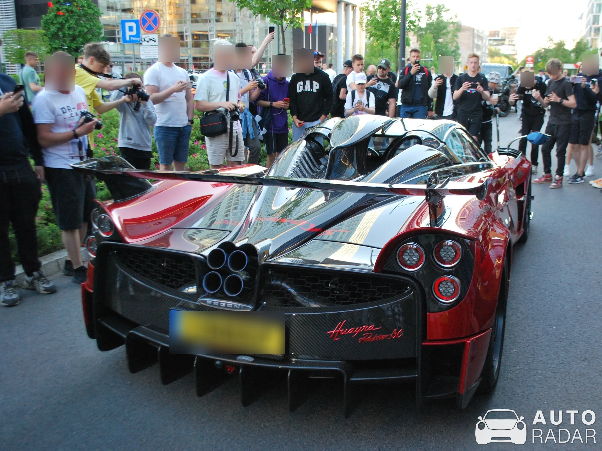 Pagani Huayra Roadster BC spotted in Warszawa, Poland