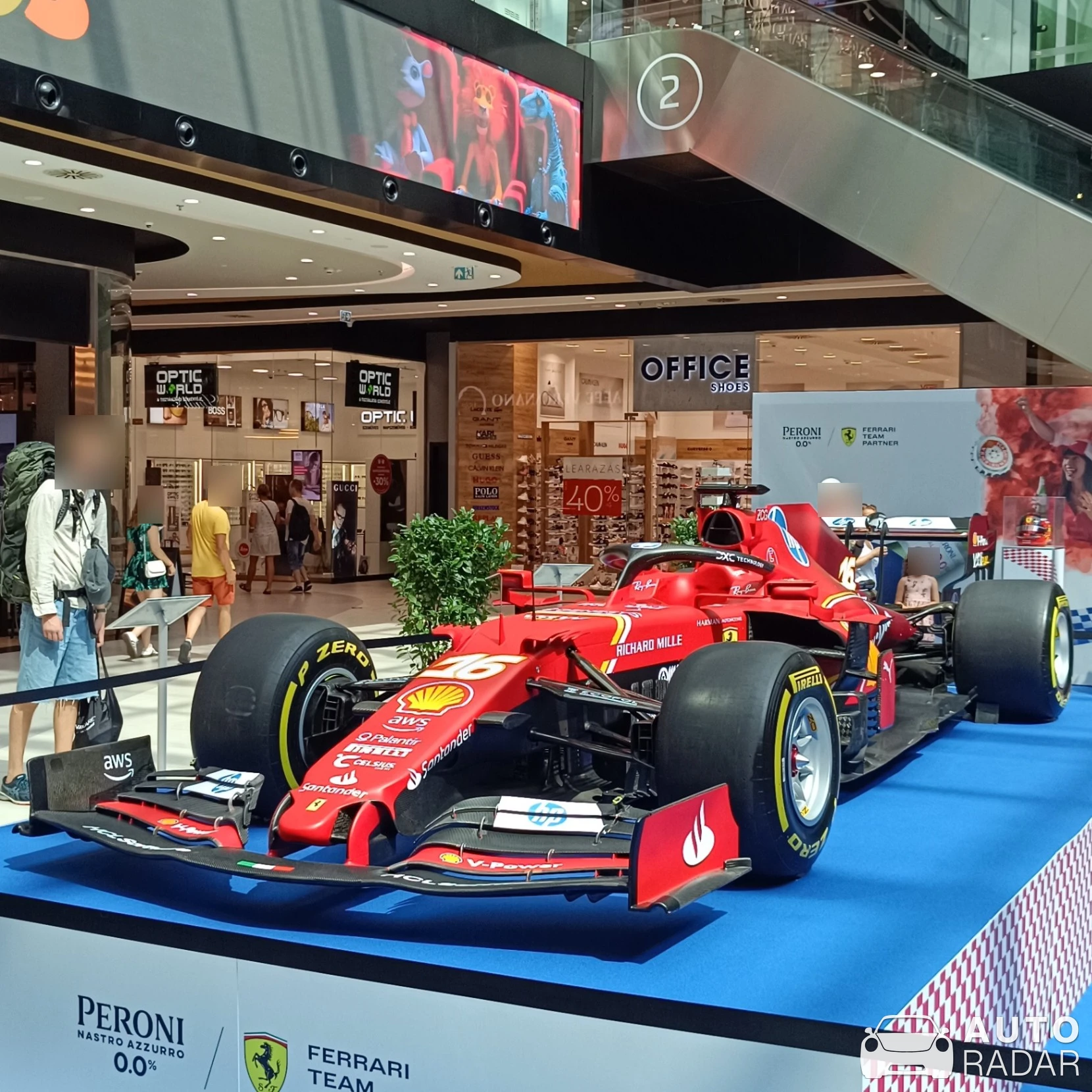Ferrari SF21 spotted in Budapest