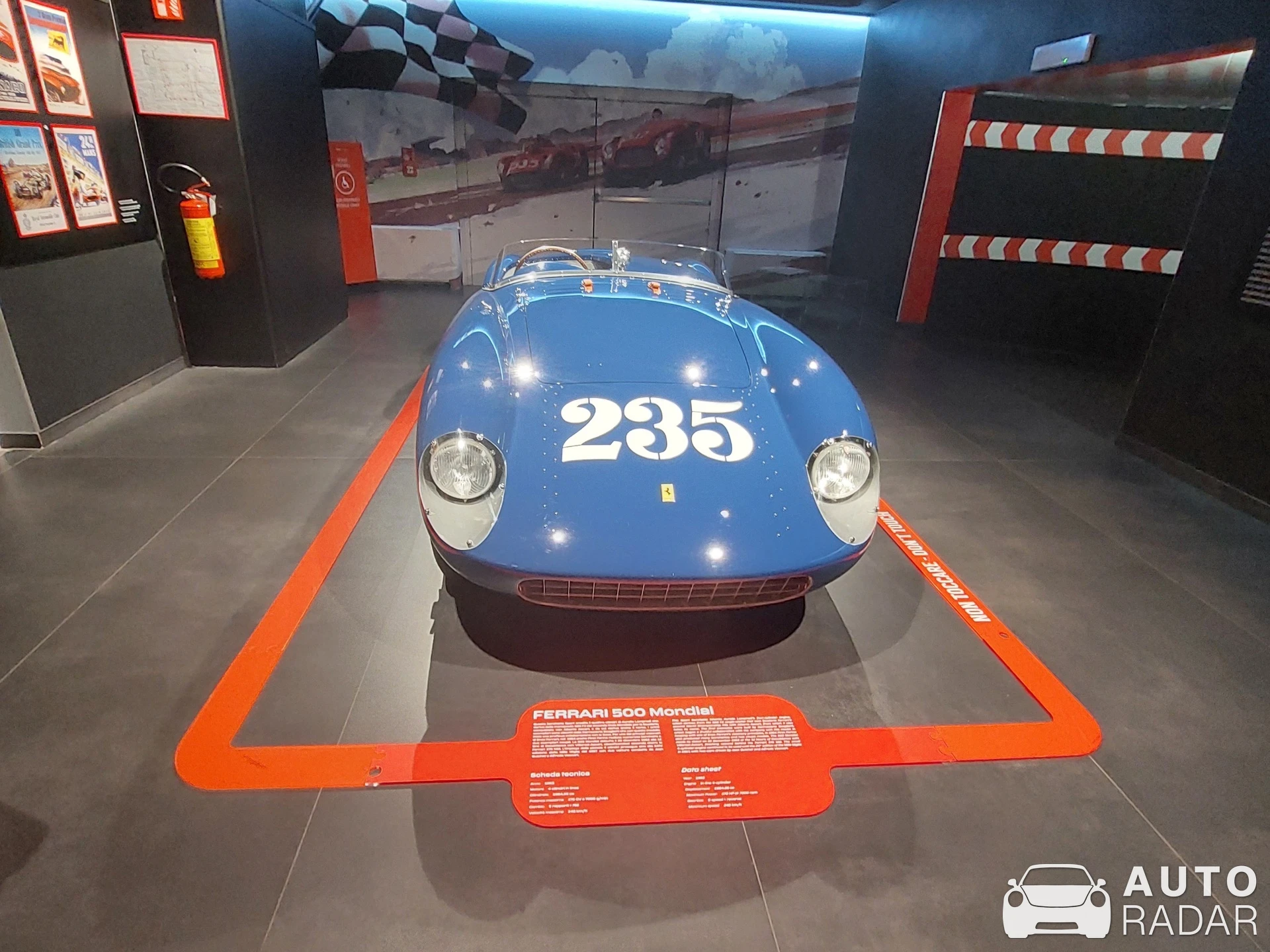 Ferrari 500 Mondial spotted in Maranello