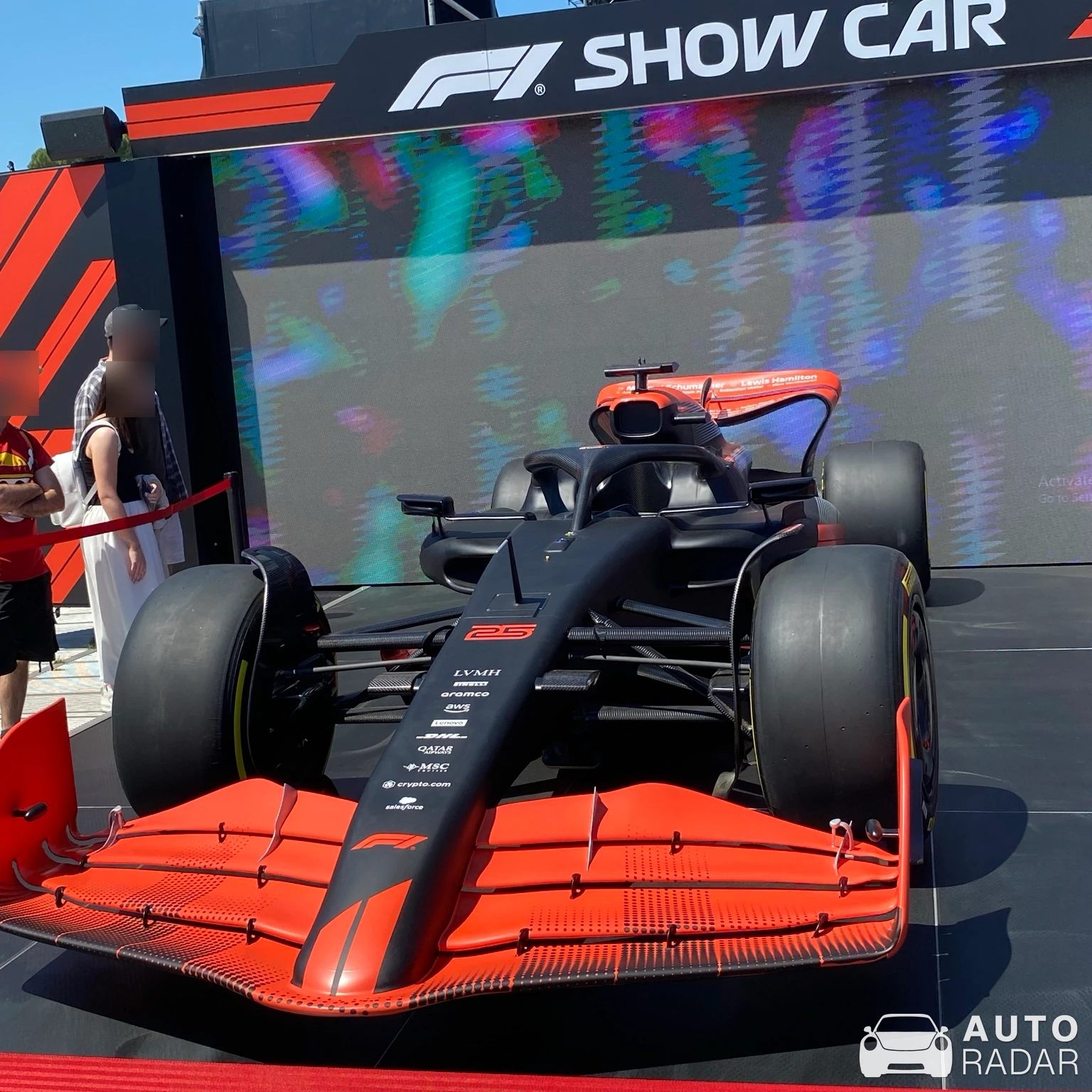 Pirelli 2026 F1 Showcar spotted in Imola
