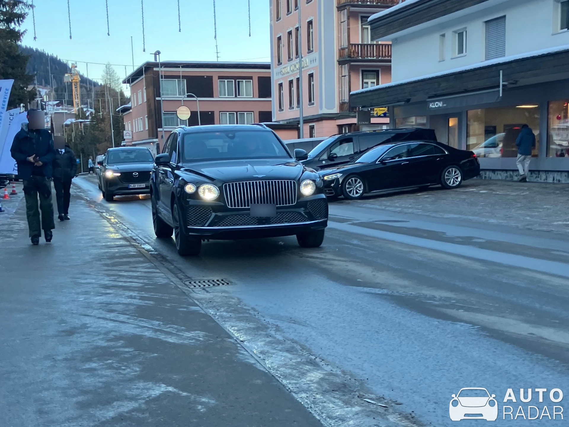 Bentley Bentayga First Edition spotted in Davos, Switzerland
