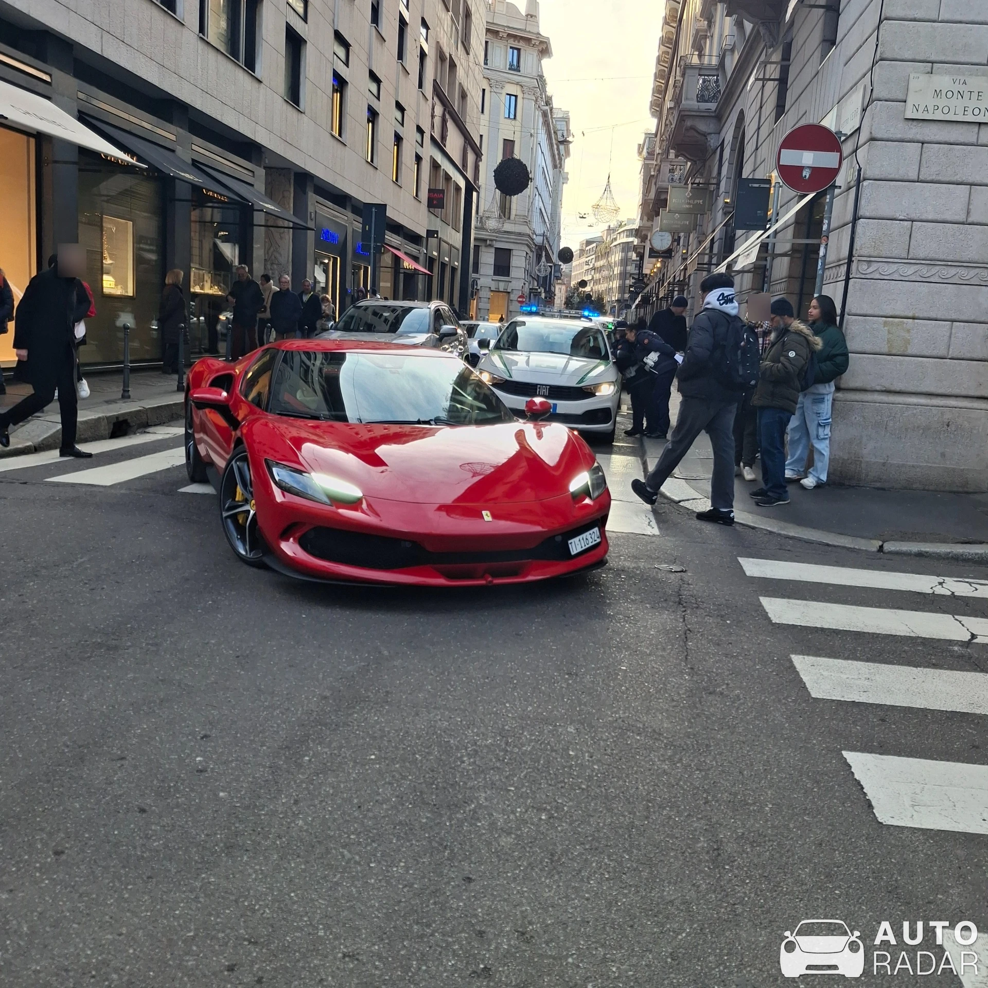 Ferrari 296 GTB spotted in Milano, Italia