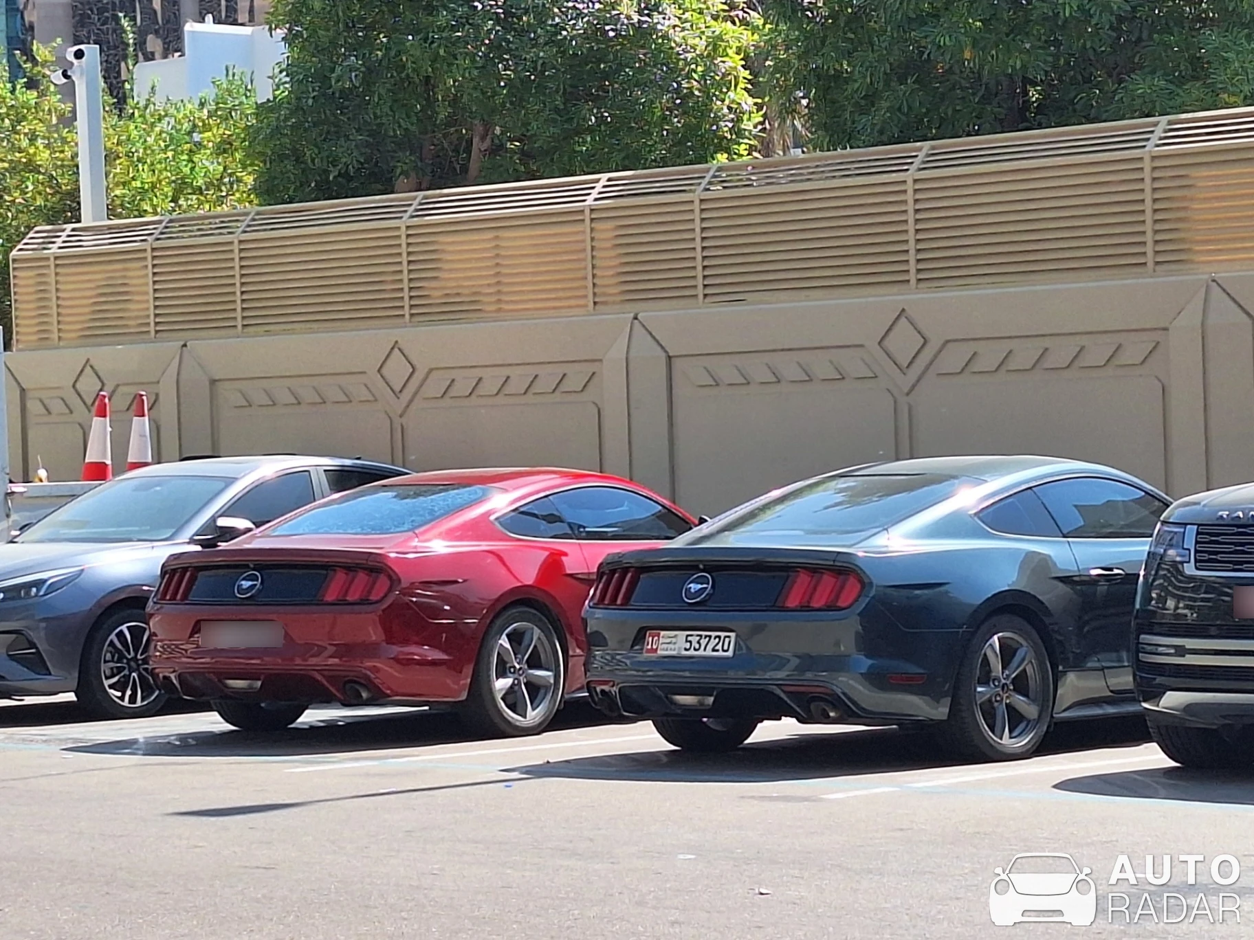 Ford Mustang 2.3 Ecoboost spotted in Abu Dhabi, United Arab Emirates