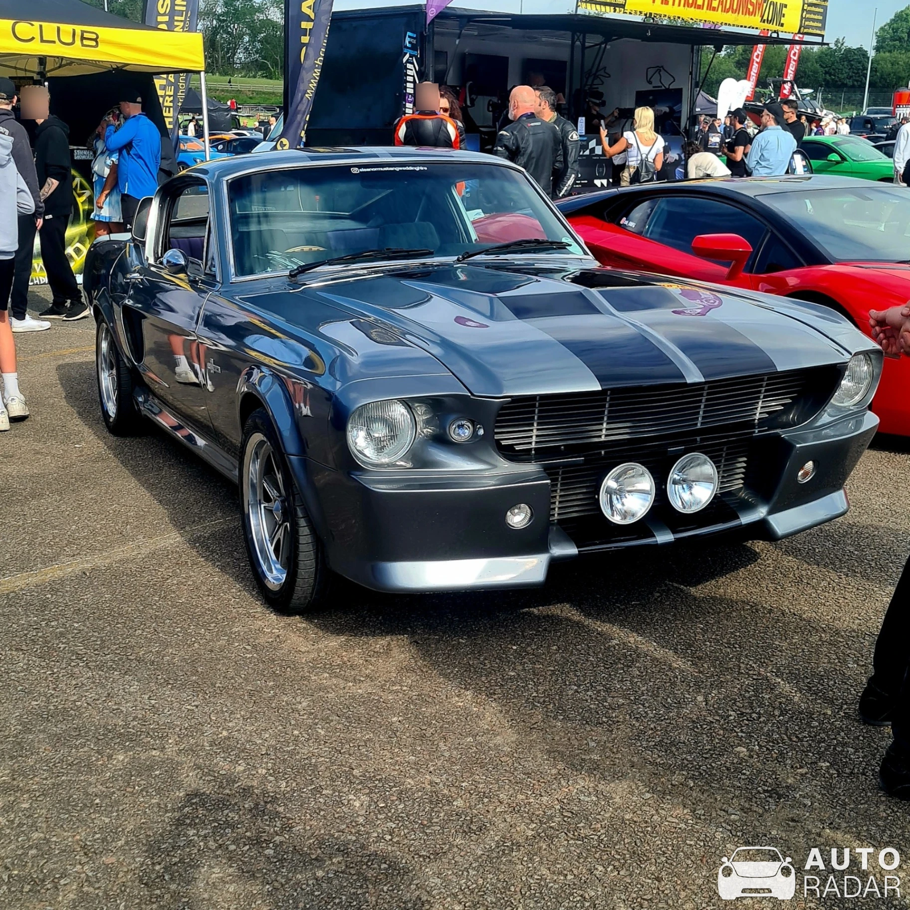 Ford Mustang Shelby G.T. 500E Eleanor spotted in Leicestershire, United Kingdom