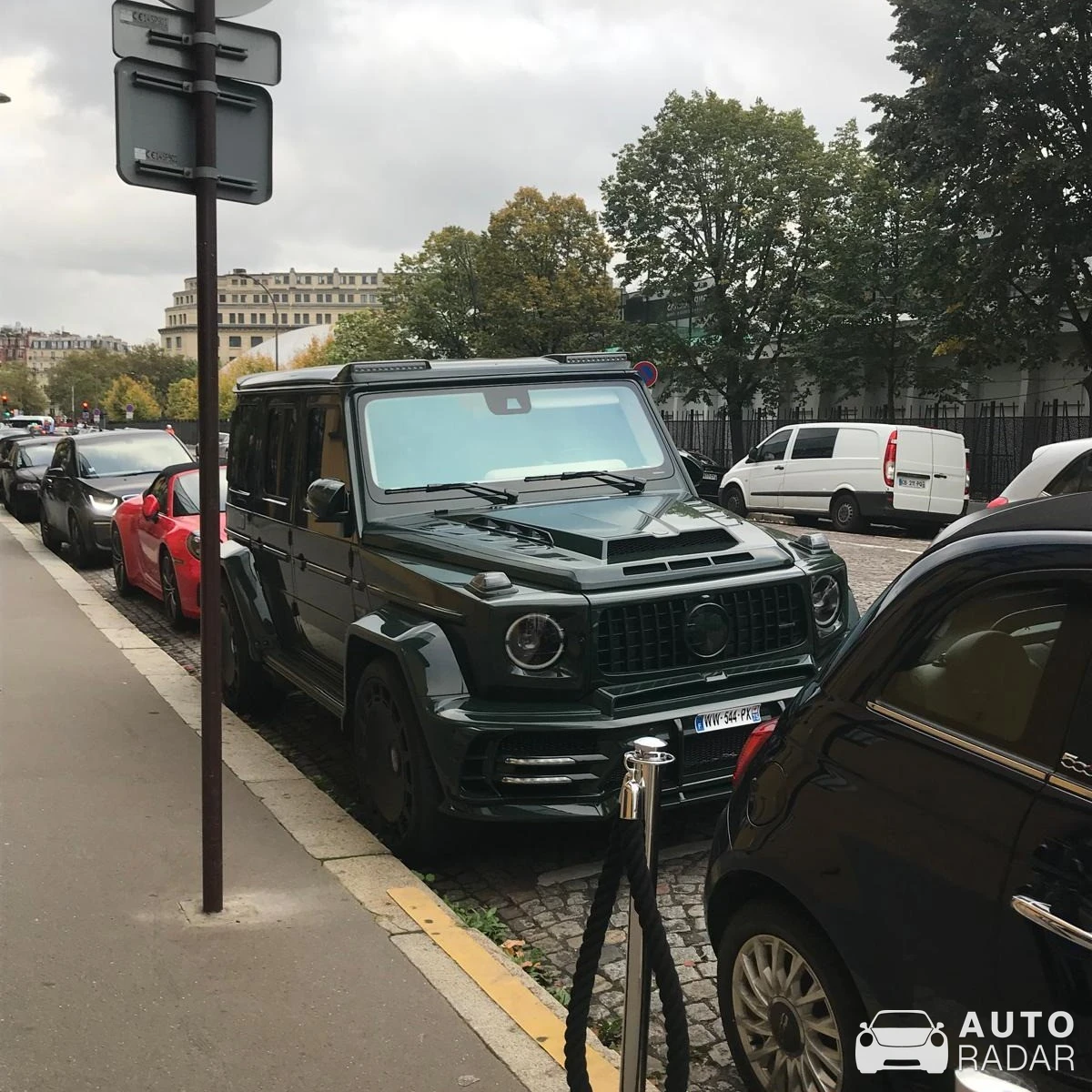 Mercedes-AMG Mansory G 63 spotted in Paris, France