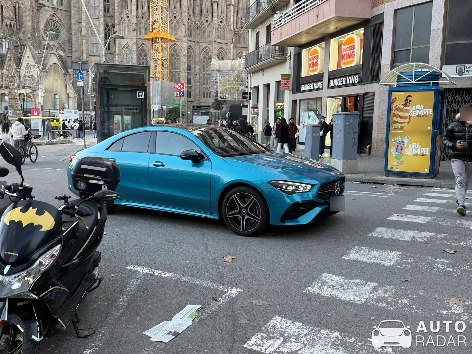 Mercedes-AMG CLA 45 C118 spotted in Barcelona, Spain