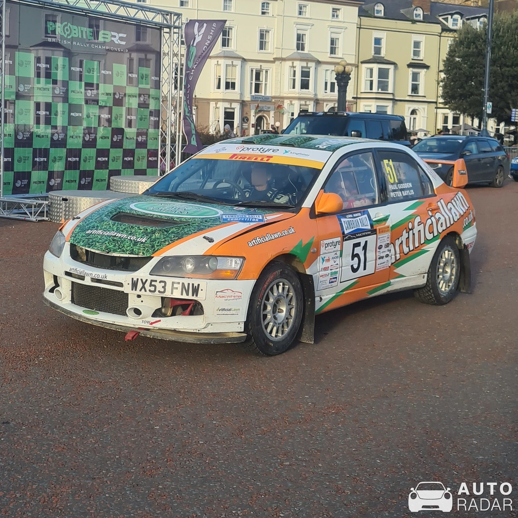 Mitsubishi Lancer Evolution VIII Rally spotted in Llandudno, United Kingdom