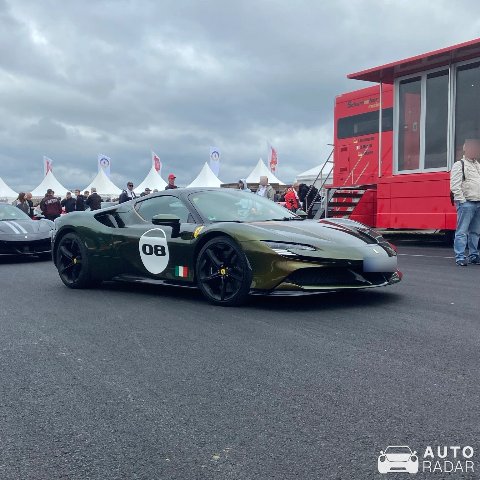 Ferrari SF90 Spider Cavalcade 10th Anniversary Edition spotted in Nürburg