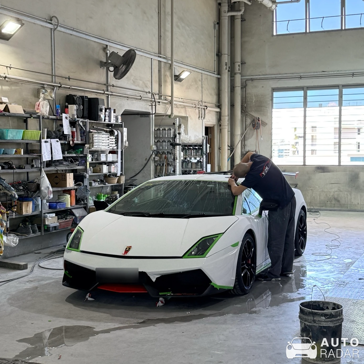 Lamborghini Gallardo LP570-4 Super Trofeo Stradale spotted in Singapore