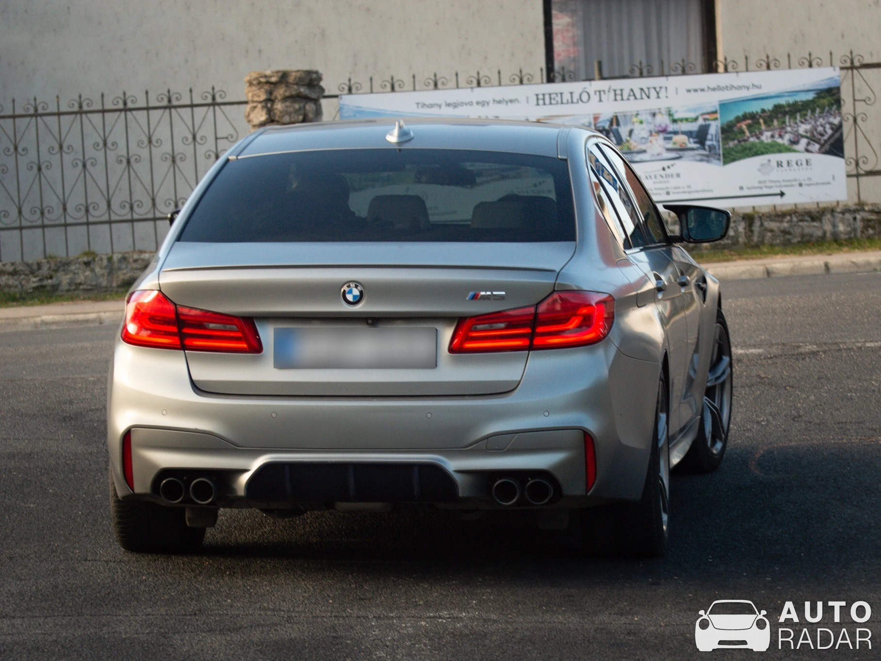 BMW M5 F90 spotted in Tihany, Hungary