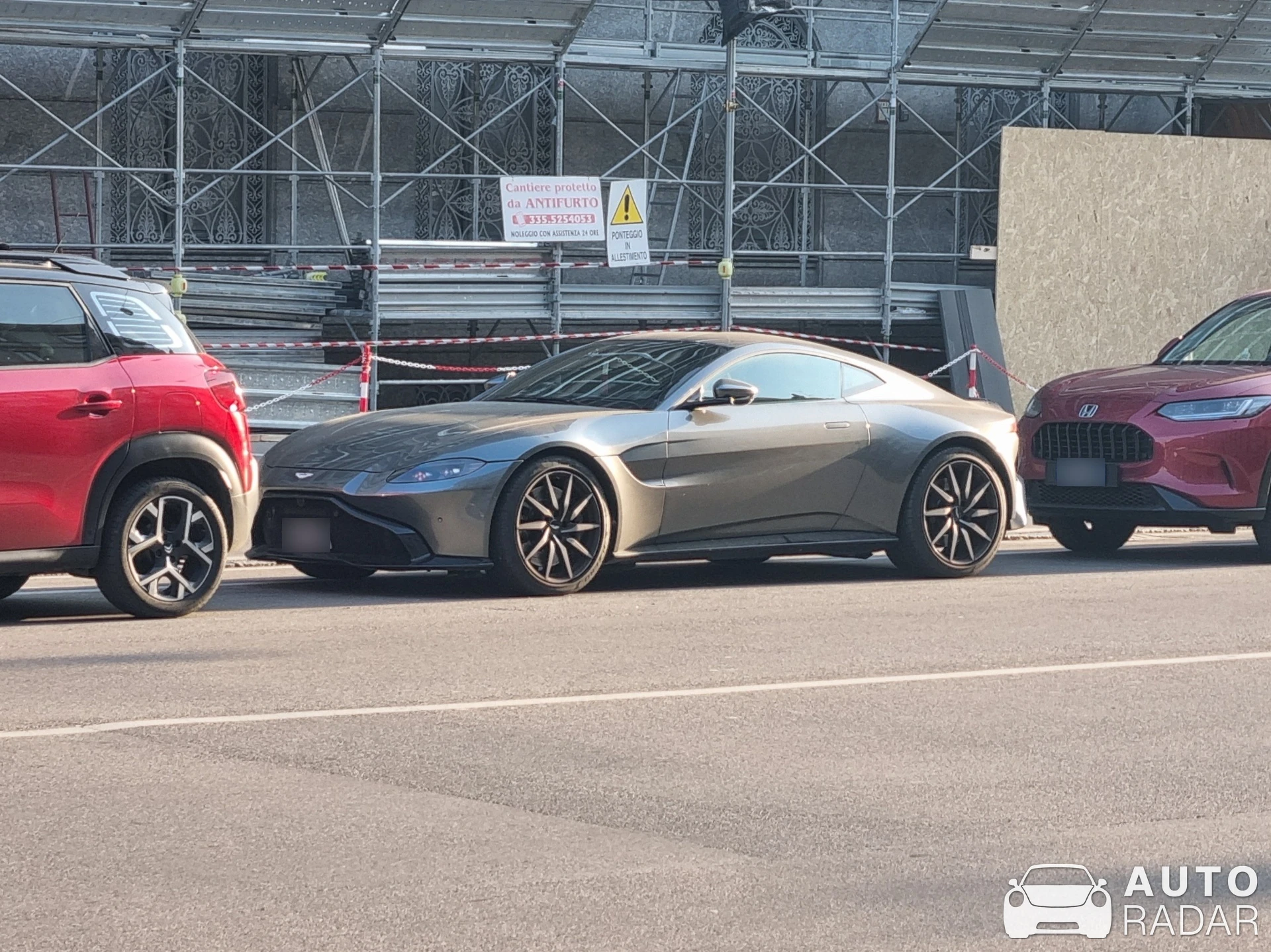Aston Martin V8 Vantage spotted in Milano, Italy