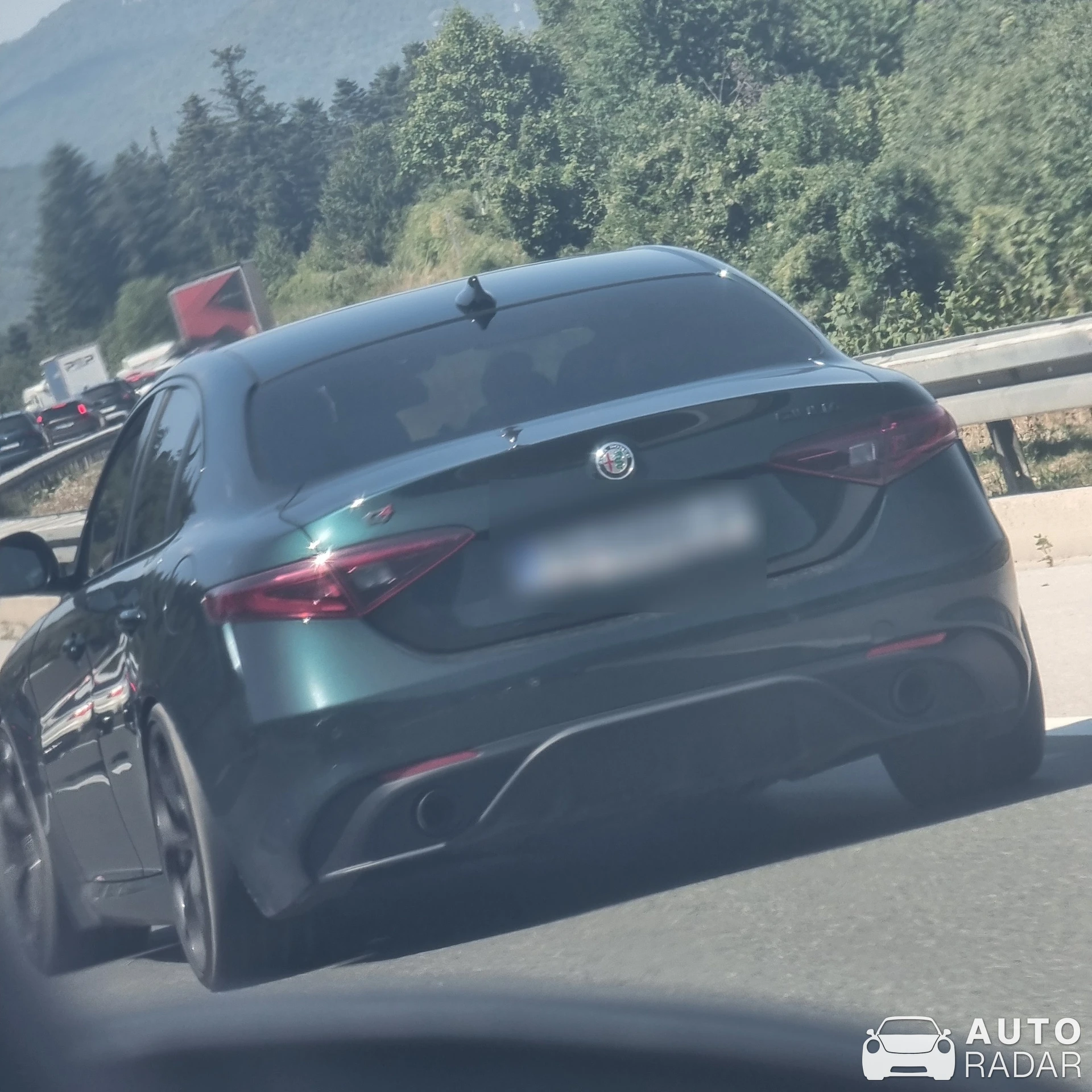 Alfa Romeo Giulia Q4 spotted in Otočac