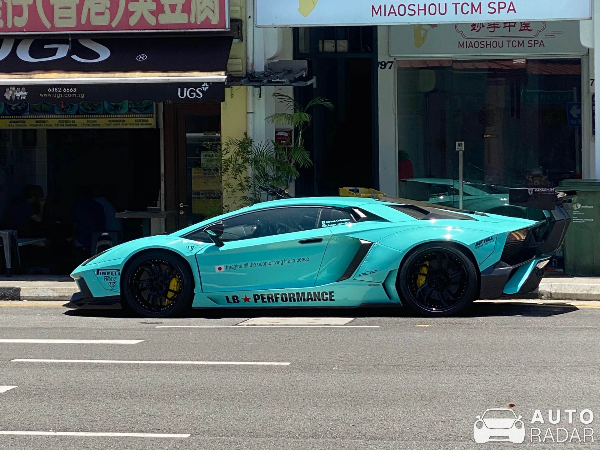 Lamborghini Aventador LP700-4 Liberty Walk LB Performance Wide Body spotted in Singapore, Singapore
