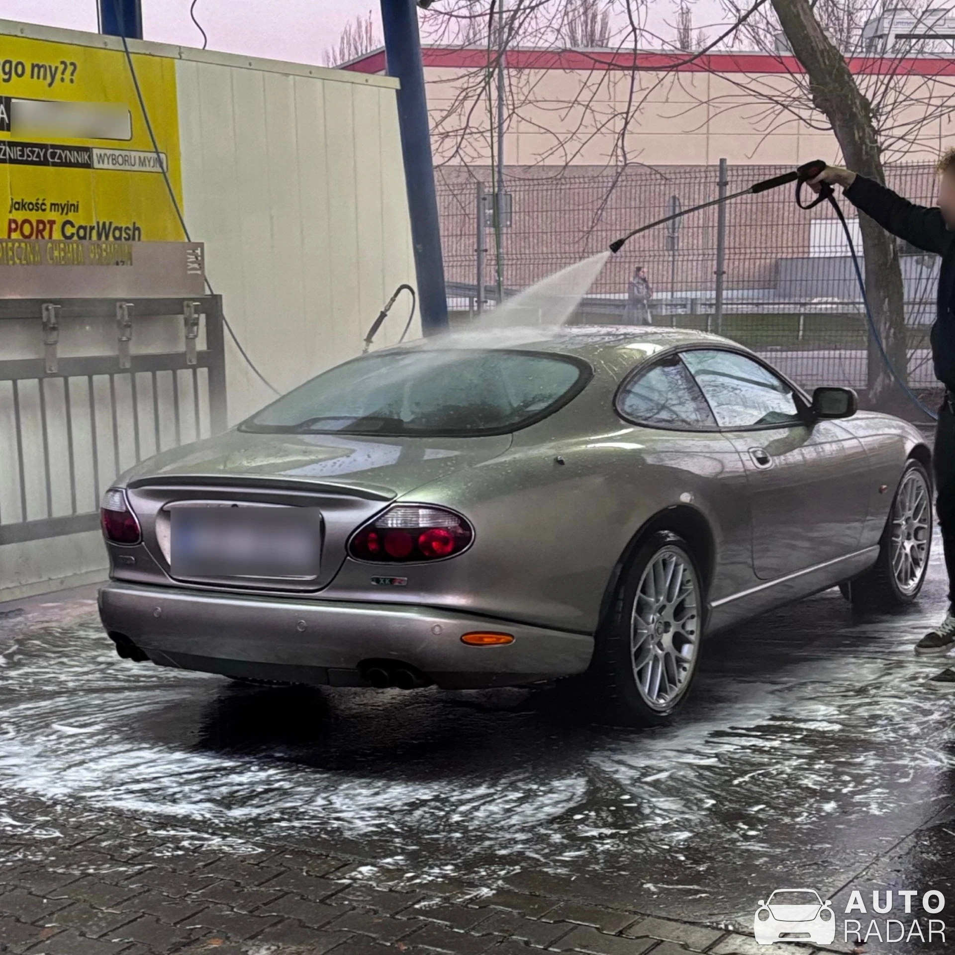 Jaguar XKR spotted in Łódź, Poland