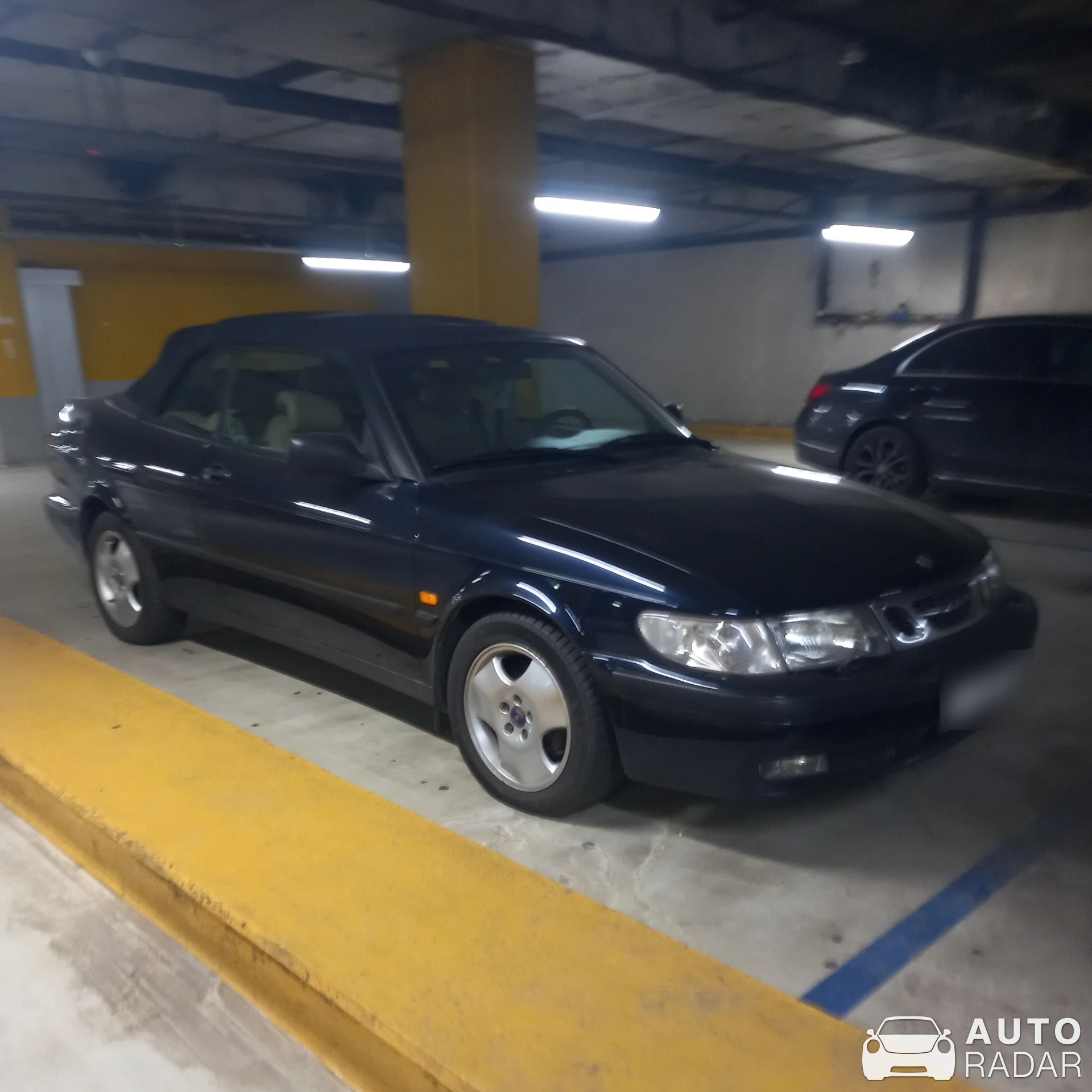 Saab 9-3 Convertible spotted in Budapest, Hungary