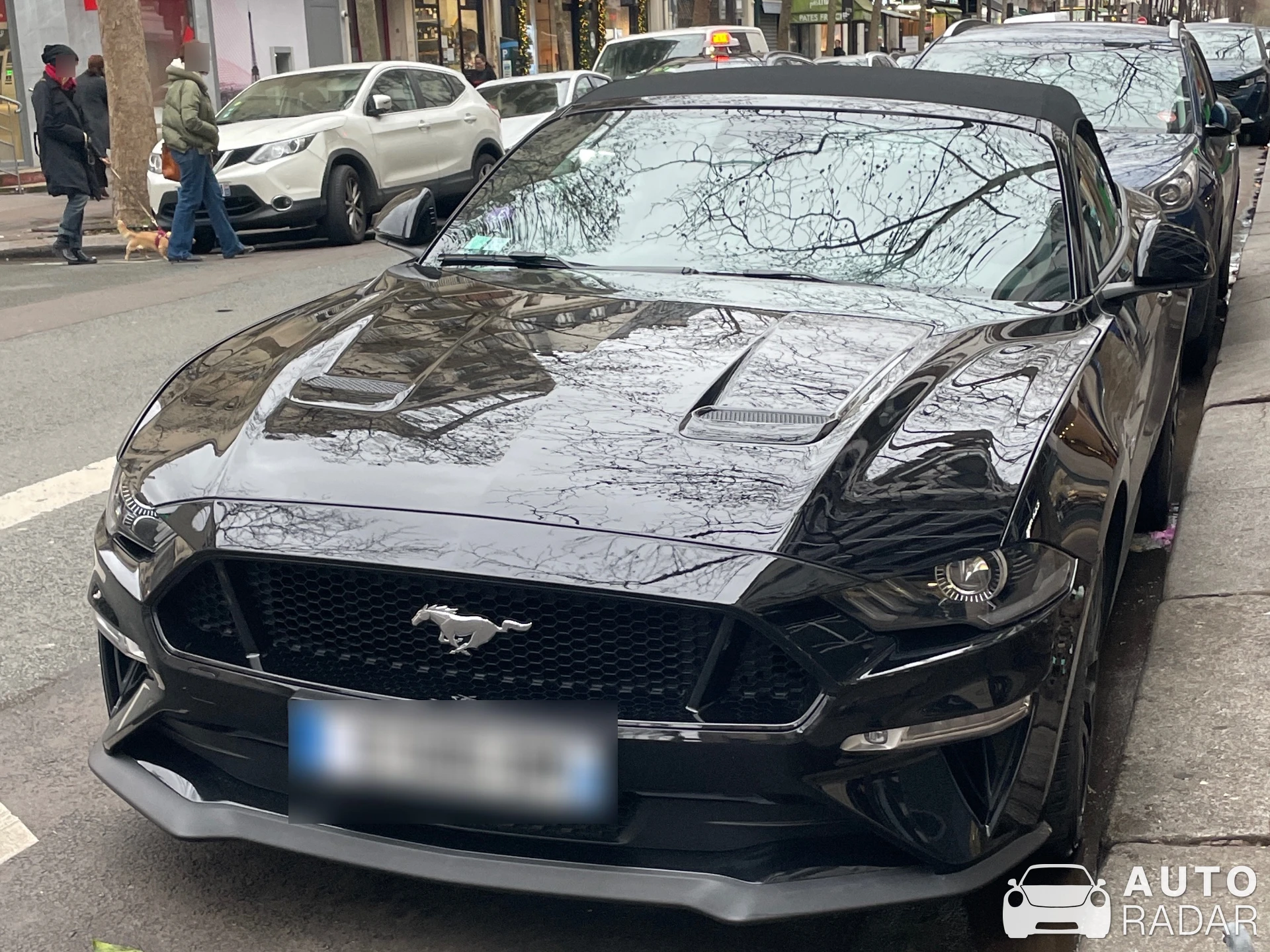 Ford Mustang GT Convertible spotted in Paris, France