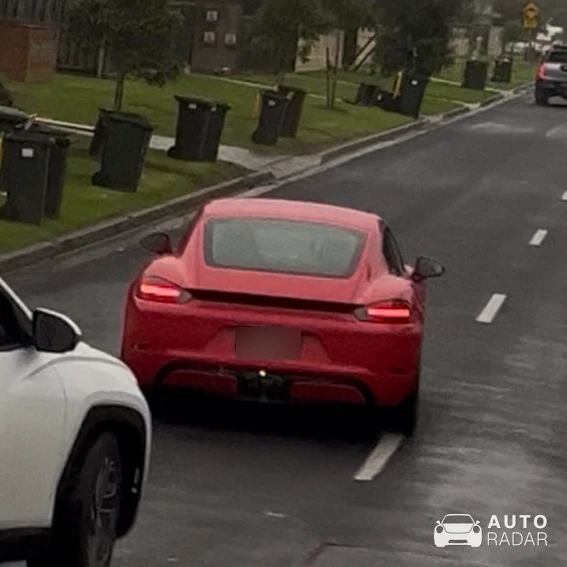 Porsche 718 Cayman S spotted in Newcomb