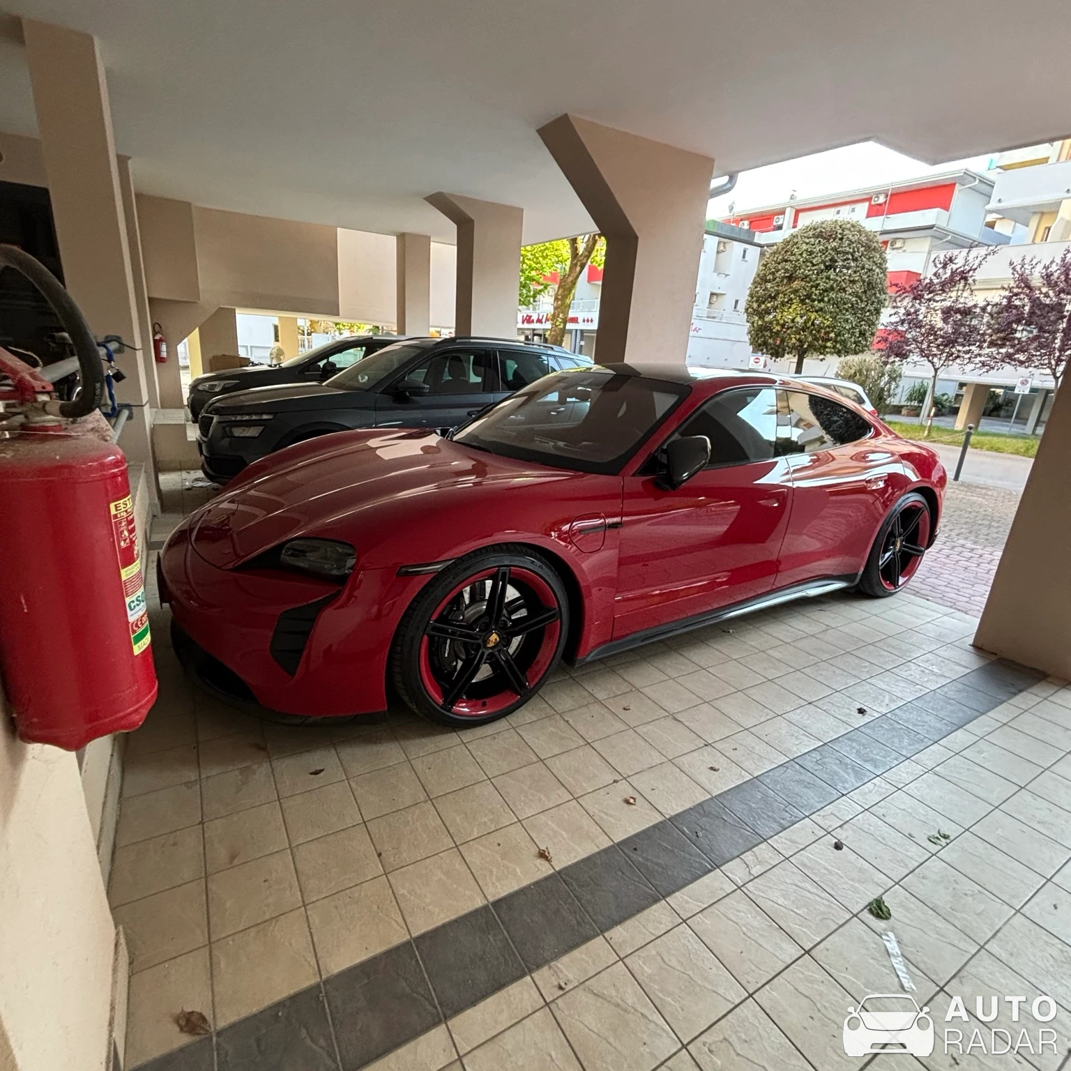 Porsche Taycan Turbo S spotted in Caorle