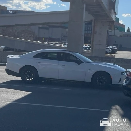 Dodge Charger Scat Pack Electric spotted in Calgary