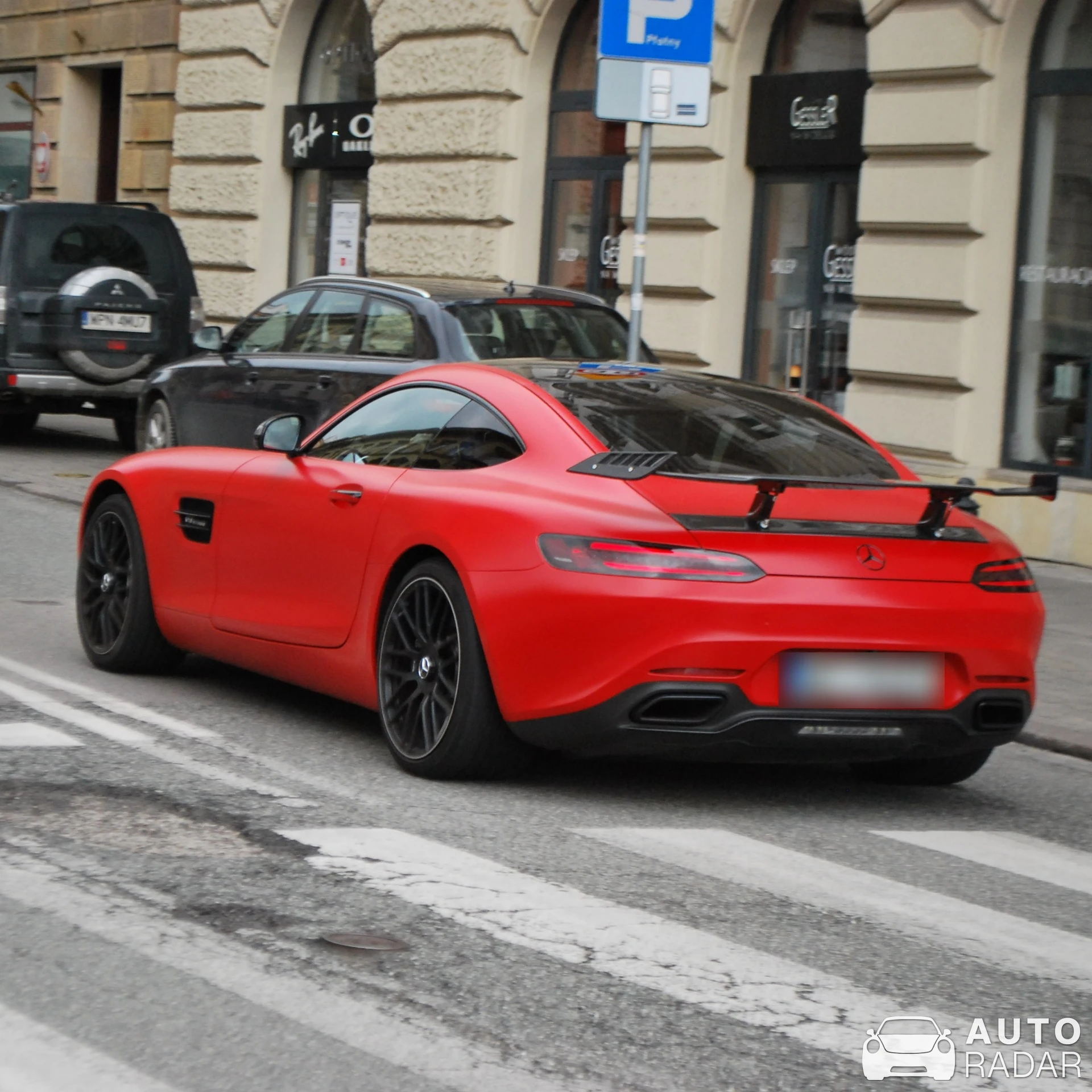 Mercedes-AMG GT C190 spotted in Warszawa, Poland