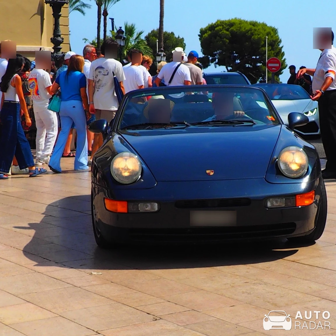 Porsche 968 Cabriolet spotted in Monaco, Monaco