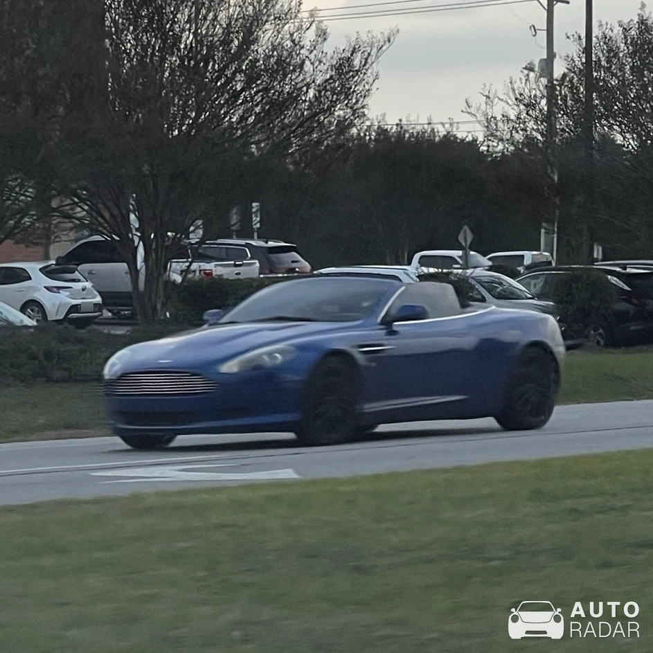 Aston Martin DB9 Volante spotted in Youngsville, United States