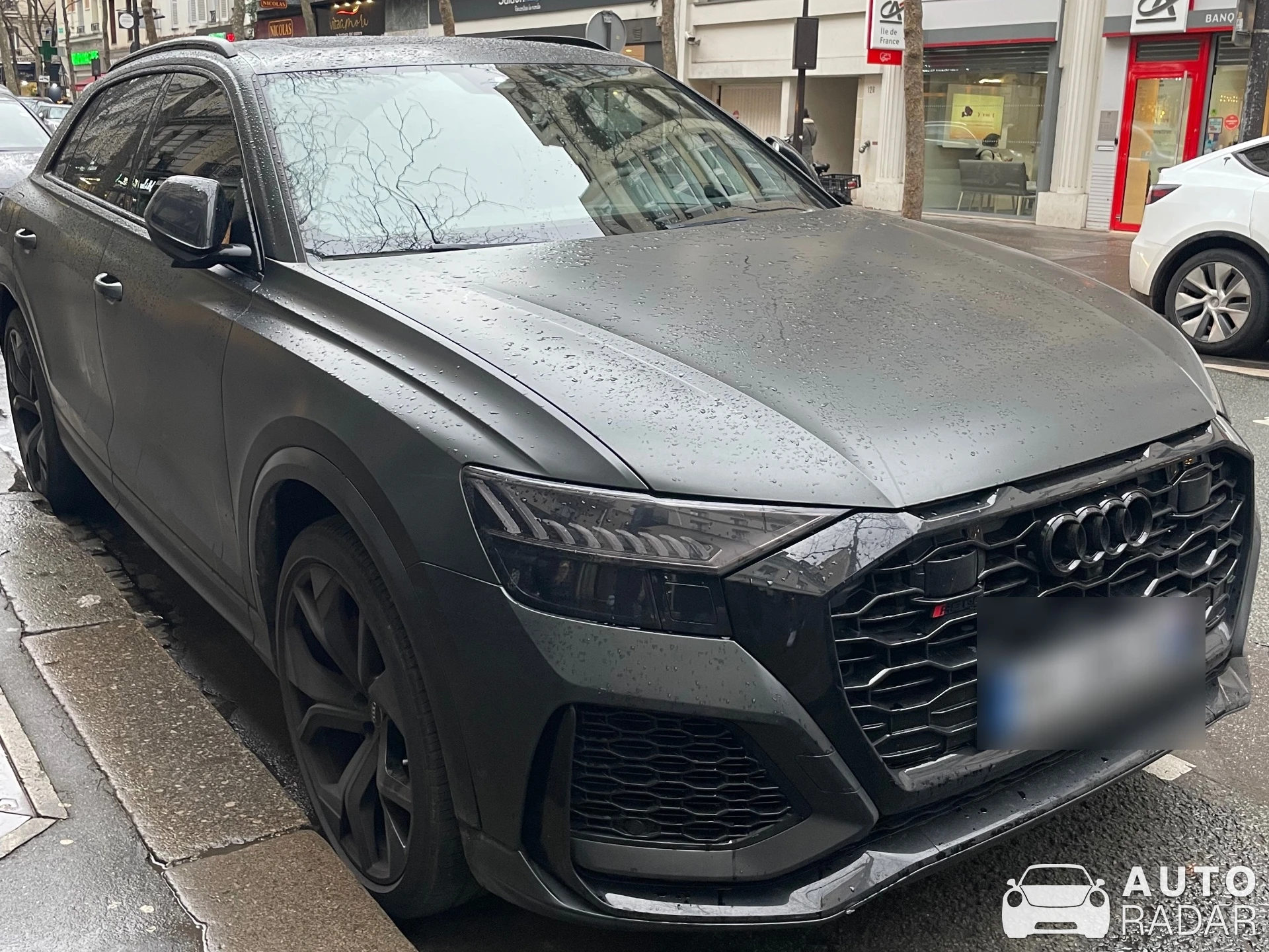 Audi RS Q8 spotted in Paris, France