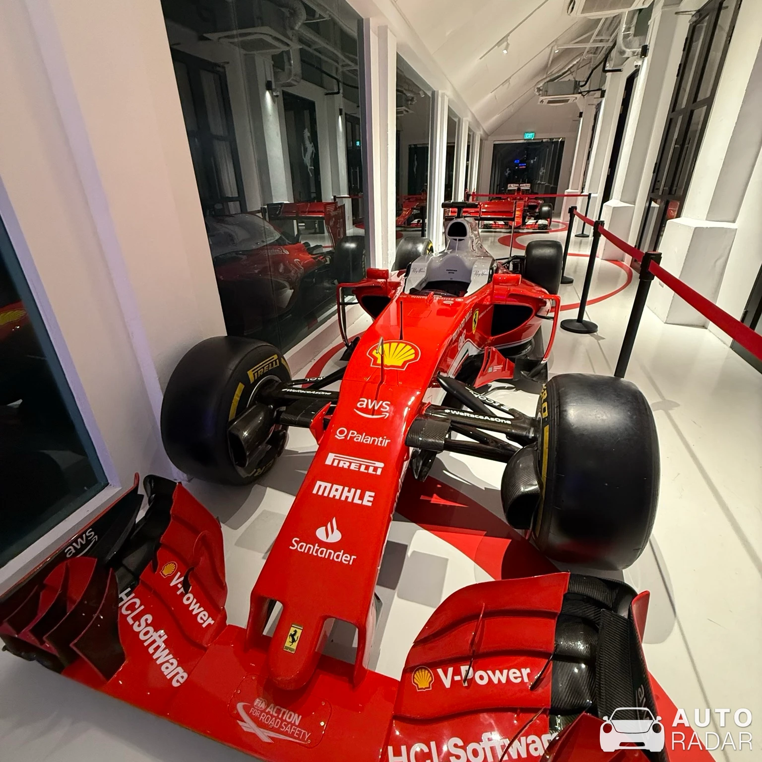 Ferrari F1 spotted in Singapore