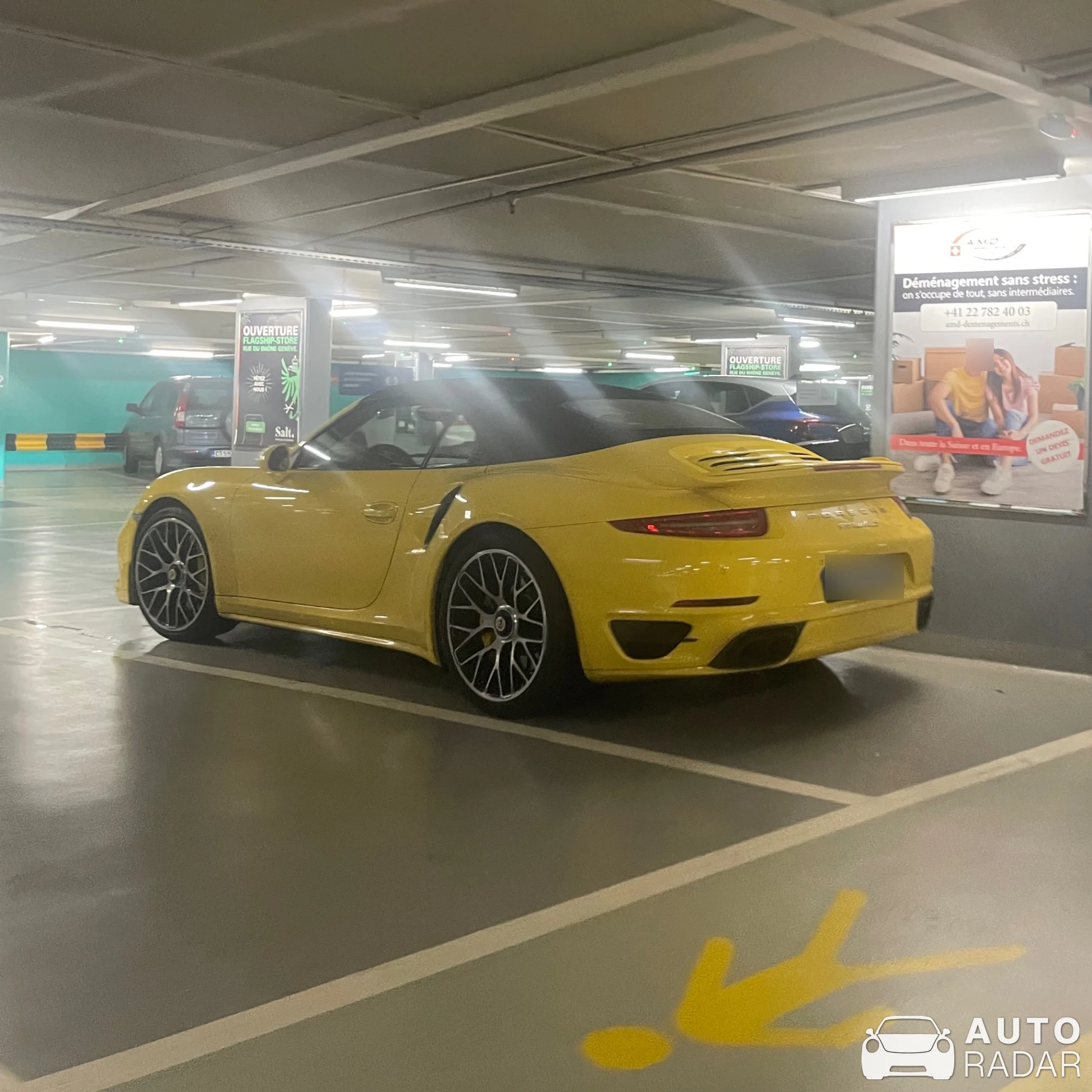 Porsche 991 Turbo S Cabriolet MkI spotted in Genève, Switzerland