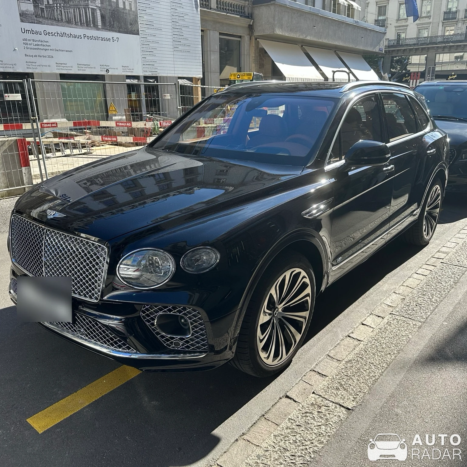 Bentley Bentayga First Edition spotted in Zürich